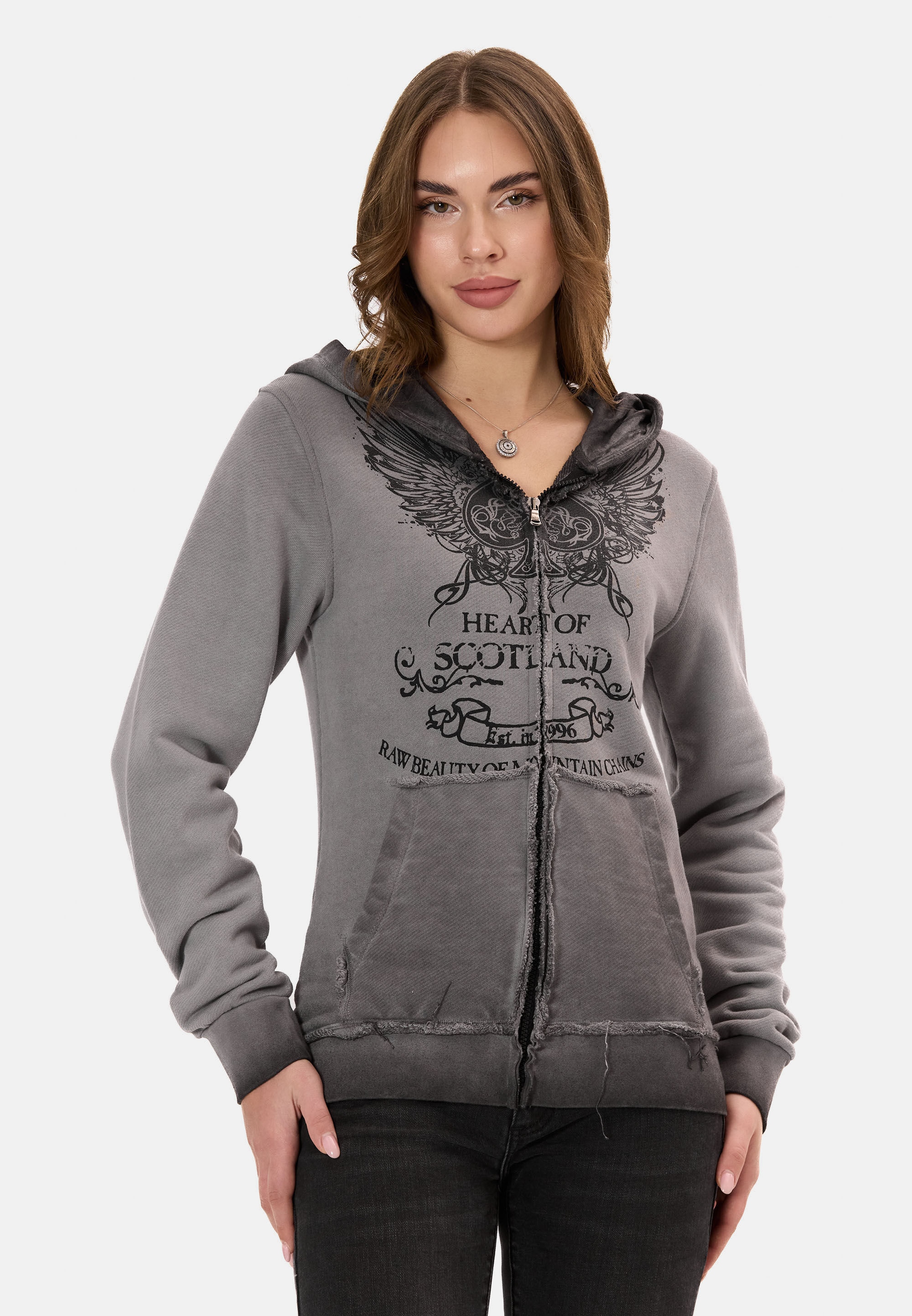 Cipo & Baxx Sweatjacke »WL372« mit Kapuze