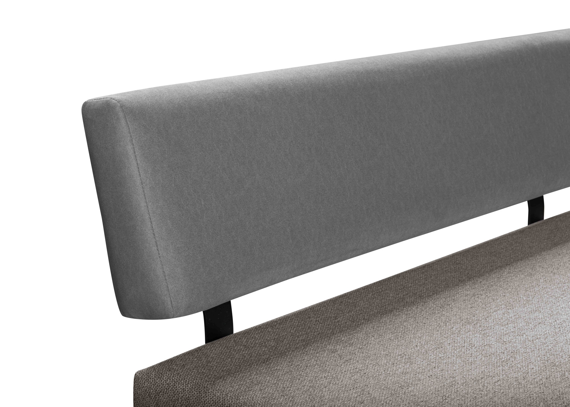 OTTO home Sitzbank »Gabi Esszimmerbank, Bank, Küchenbank, Polsterbank« Gestell aus matt-schwarzem Flachmetall, stabil, 2-Stoff-Design