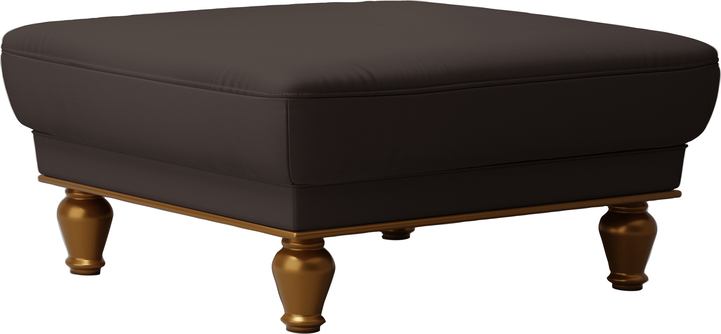 sit&more Polsterhocker »Orient 5«, goldfarbene Füße