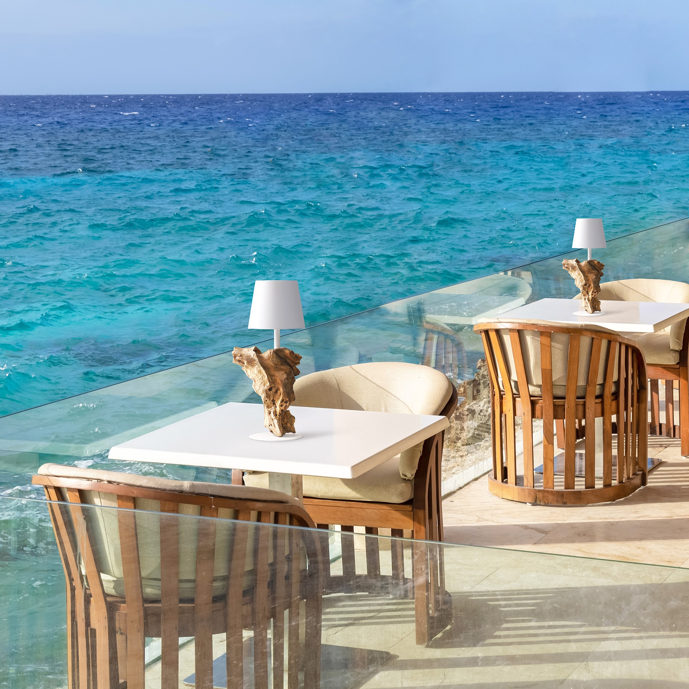 SalesFever LED Tischleuchte »Akku« 1 Stk. Warmweiß tragbar und wiederaufladbar,  stufenloses Dimmen