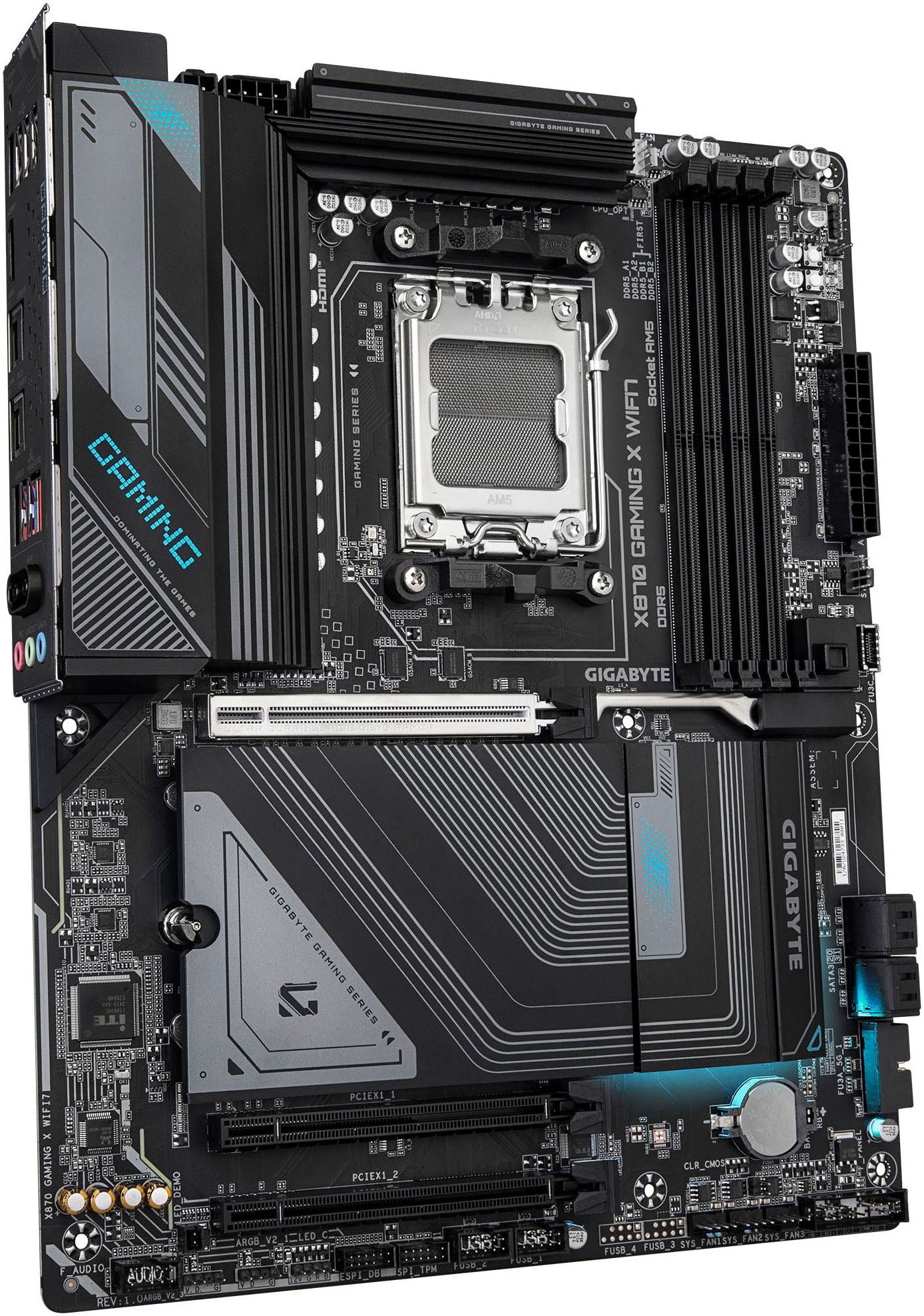 Gigabyte Mainboard »X870 GAMING X WIFI7 Mainboard - Unterstützt AMD Ryzen 9000 CPUs, 16+2+«