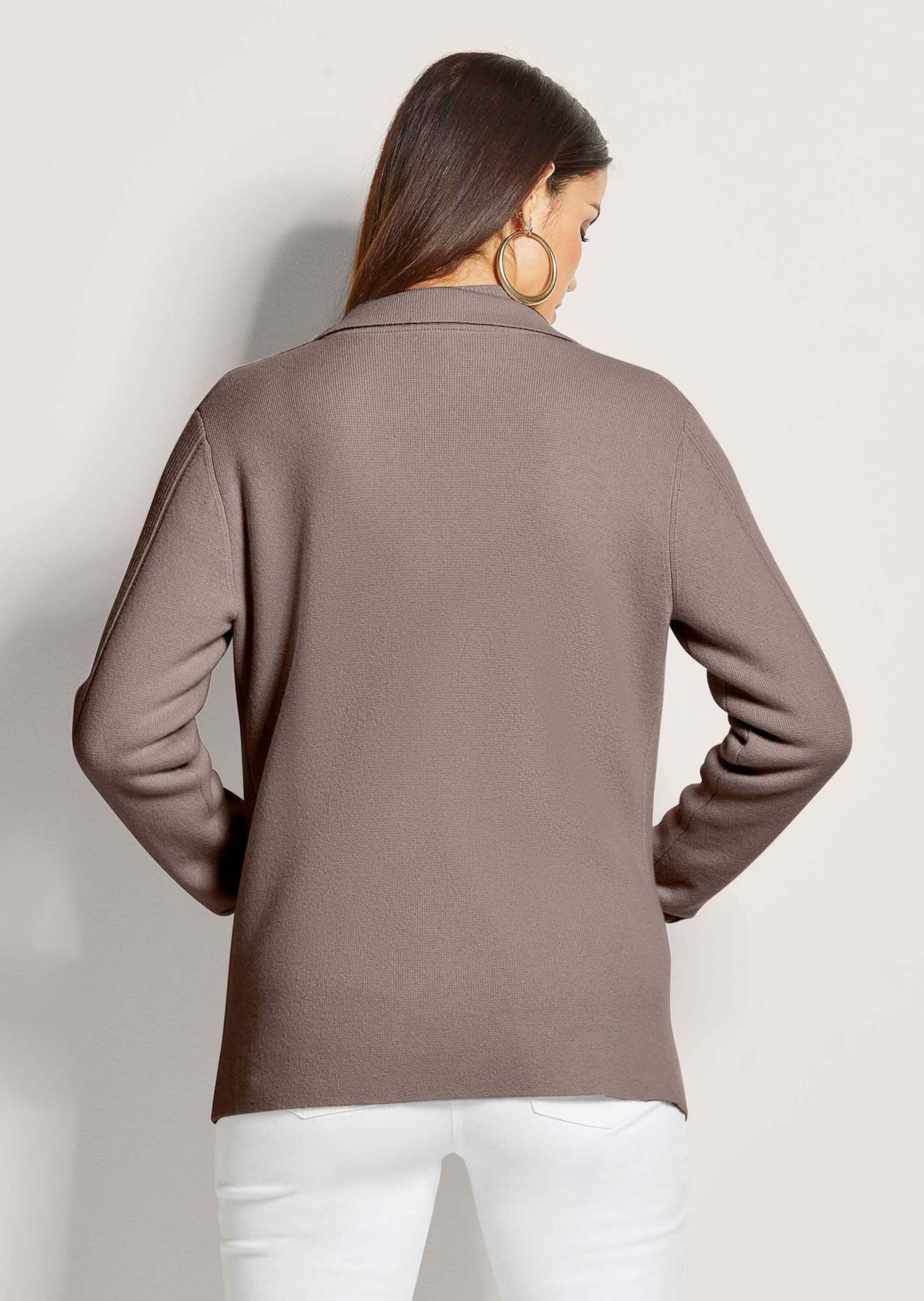 MADELEINE Strickjacke »Strickblazer Strickjacke aus Merinowolle und Kaschmir«