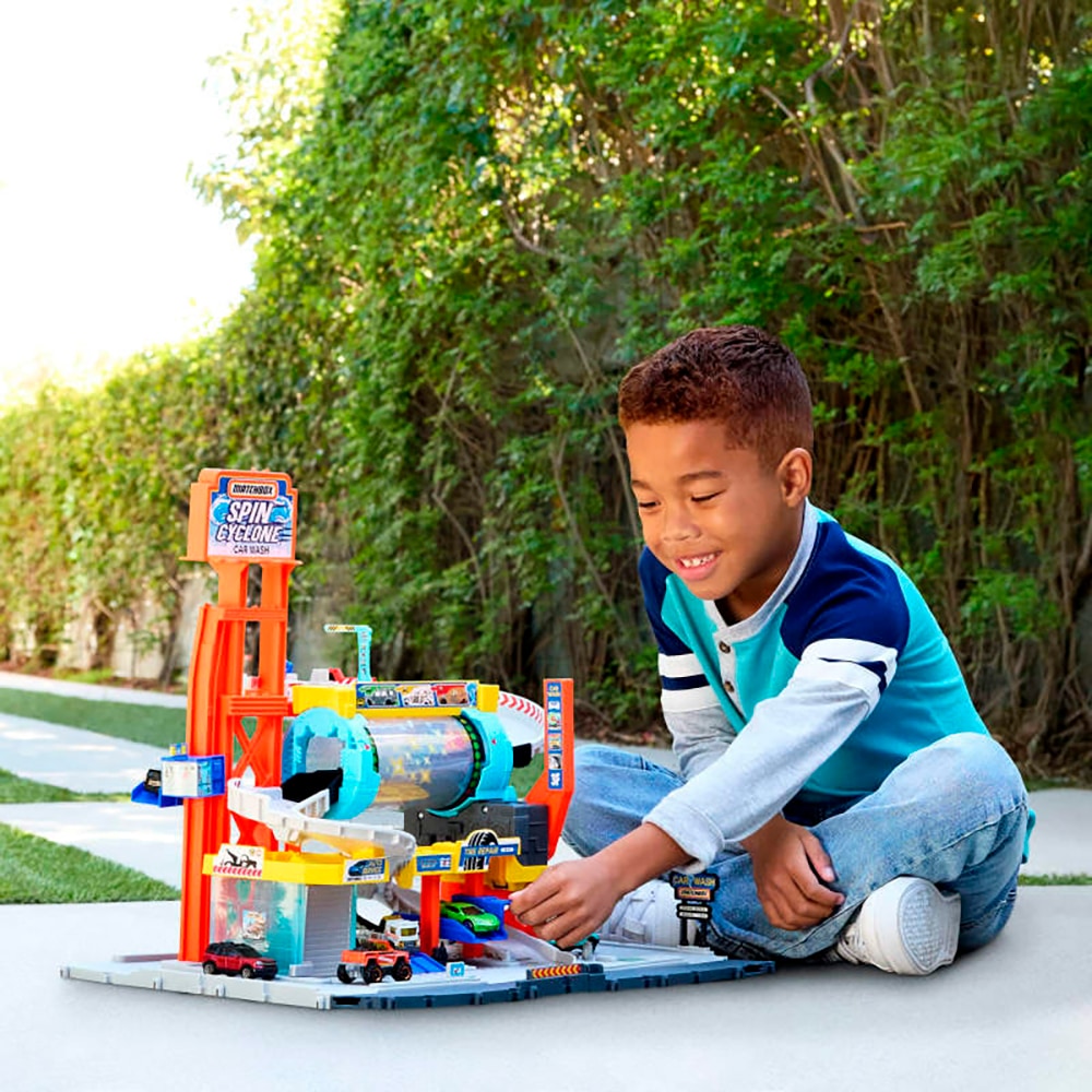 MATCHBOX Spiel-Gebäude »Matchbox Super Auto Center« inklusive 2 Spielfahrzeugen