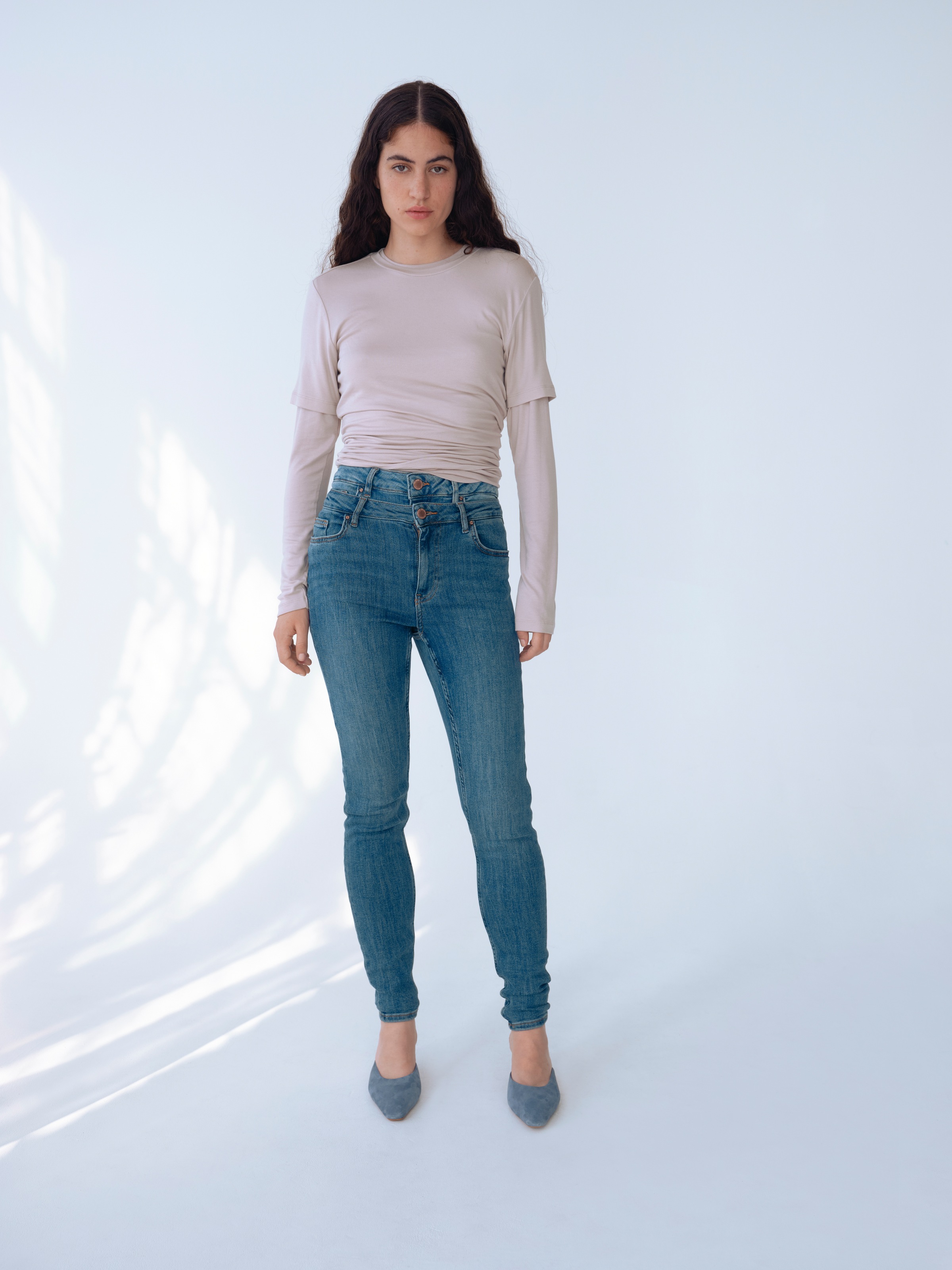 Vila Skinny-fit-Jeans »VISARAH WU02 RW SKINNY JEANS - NOOS«
