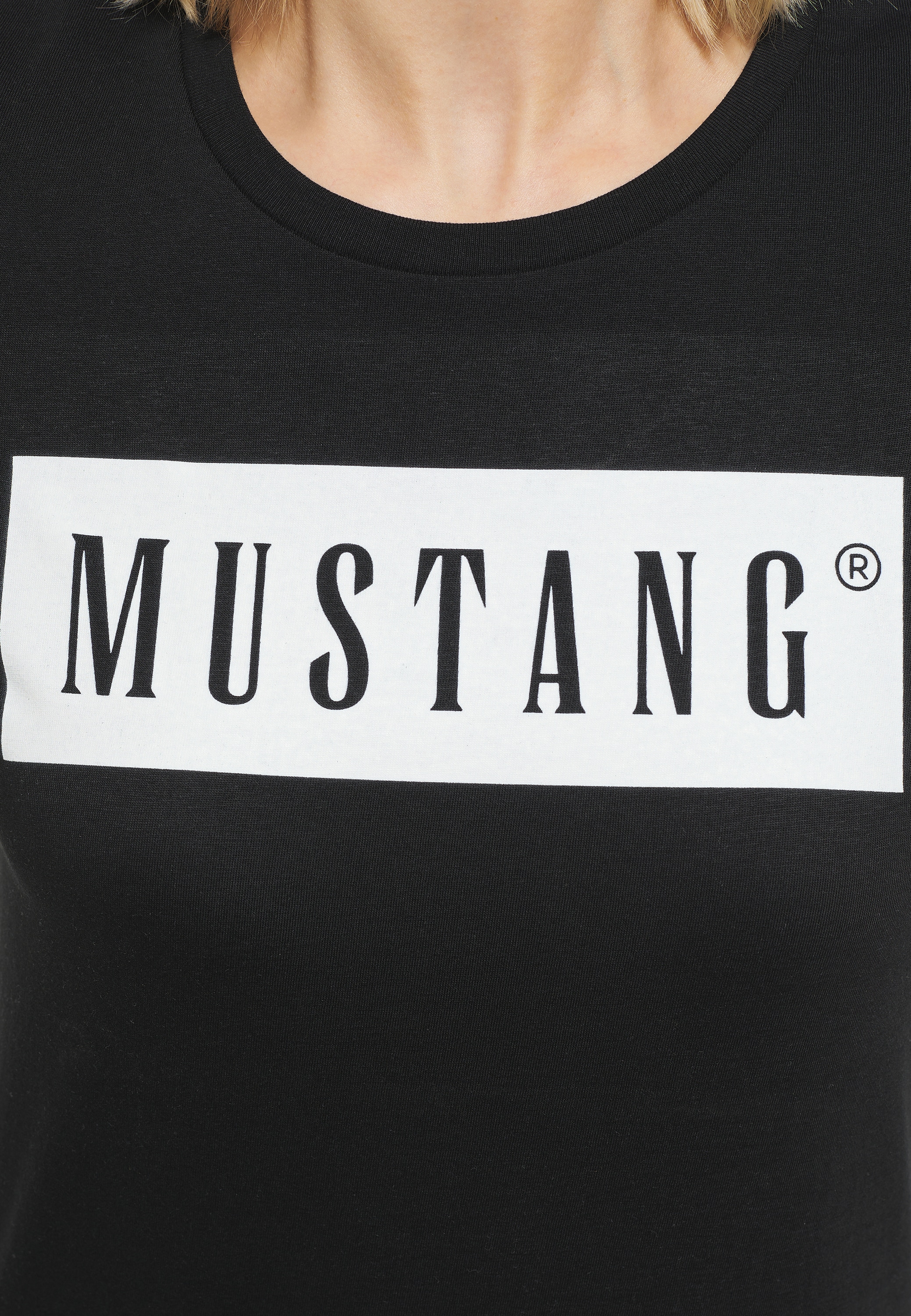 MUSTANG T-Shirt »Mustang Print-Shirt« T-Shirt ♕ bei