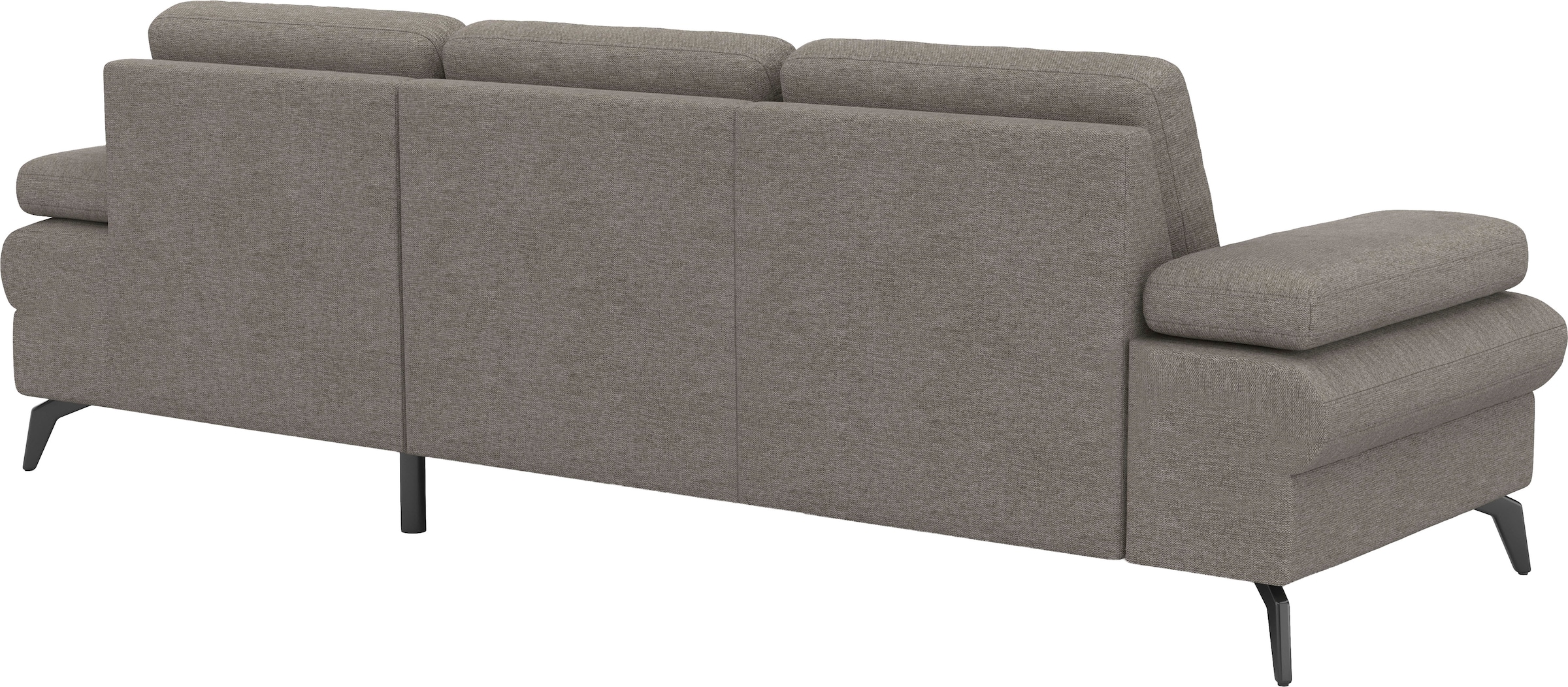 sit&more Ecksofa »Morris Jubi L-Form«, inkl. Armteilfunktion und 1 Zierkissen, wahlweise mit Bettfunktion