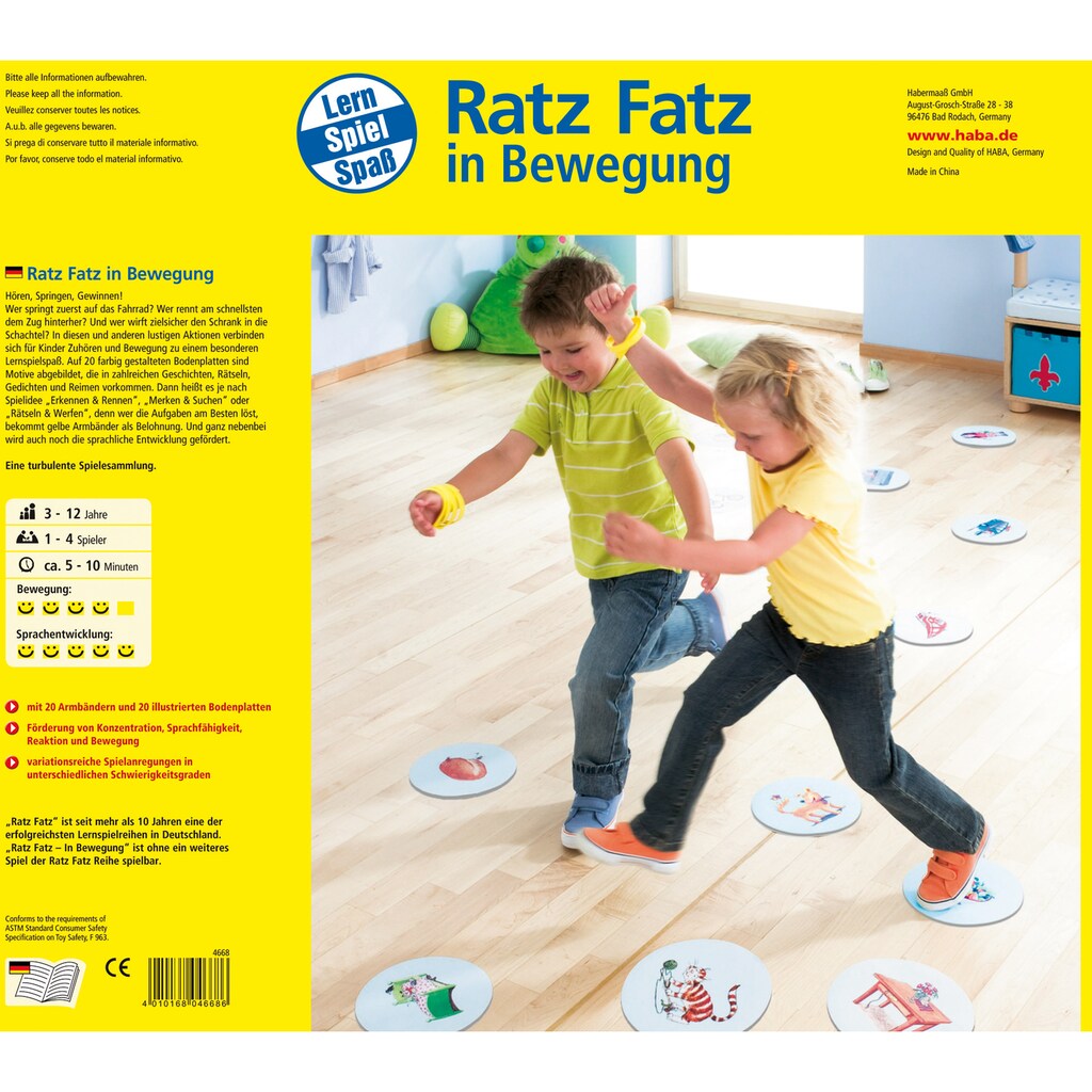 Haba Spielesammlung »Holzspielzeug, Ratz Fatz, In Bewegung«