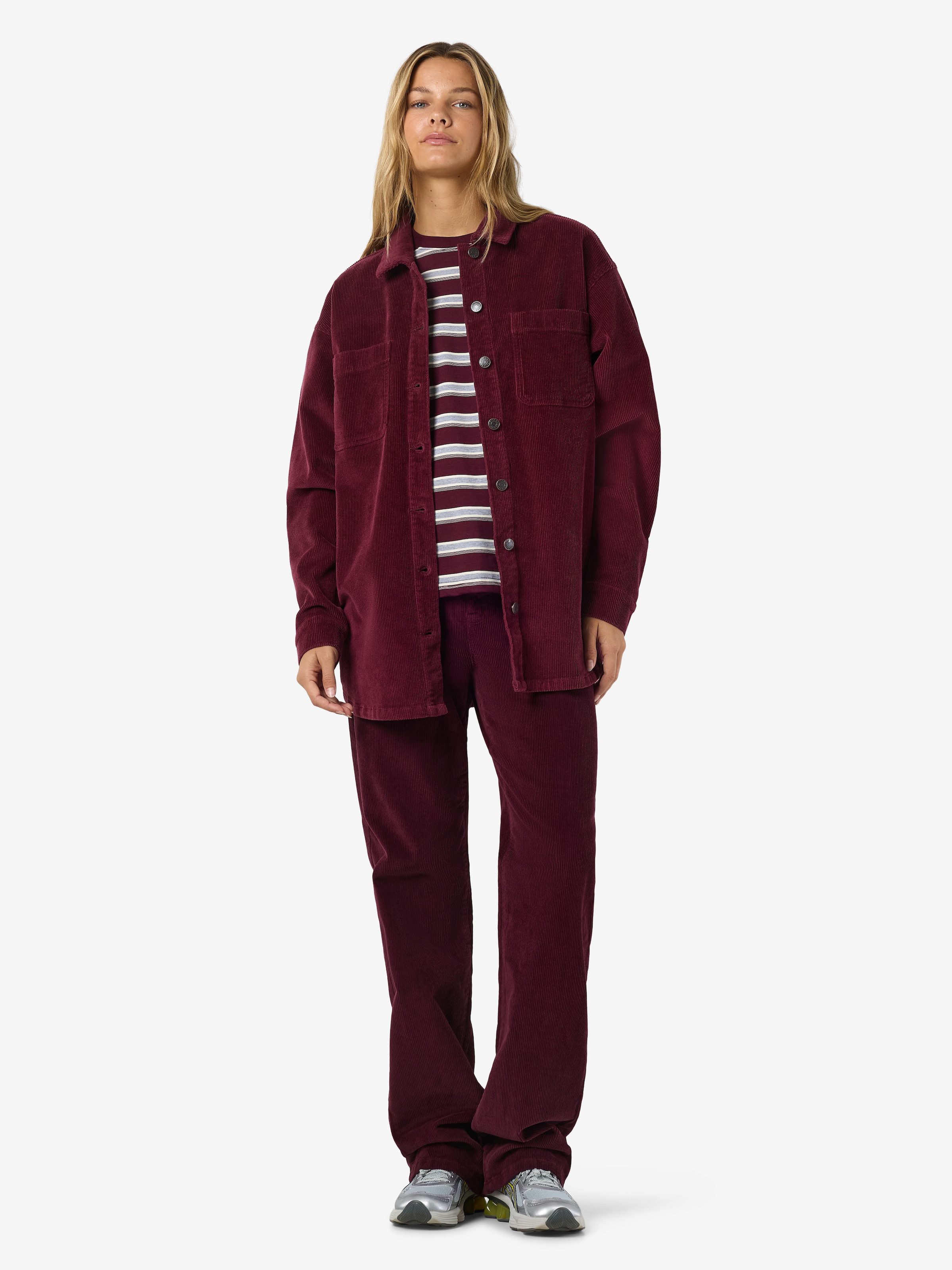 Noisy may Cordjacke »NMALVA L/S SHACKET COLORED CORDUROY NOOS«