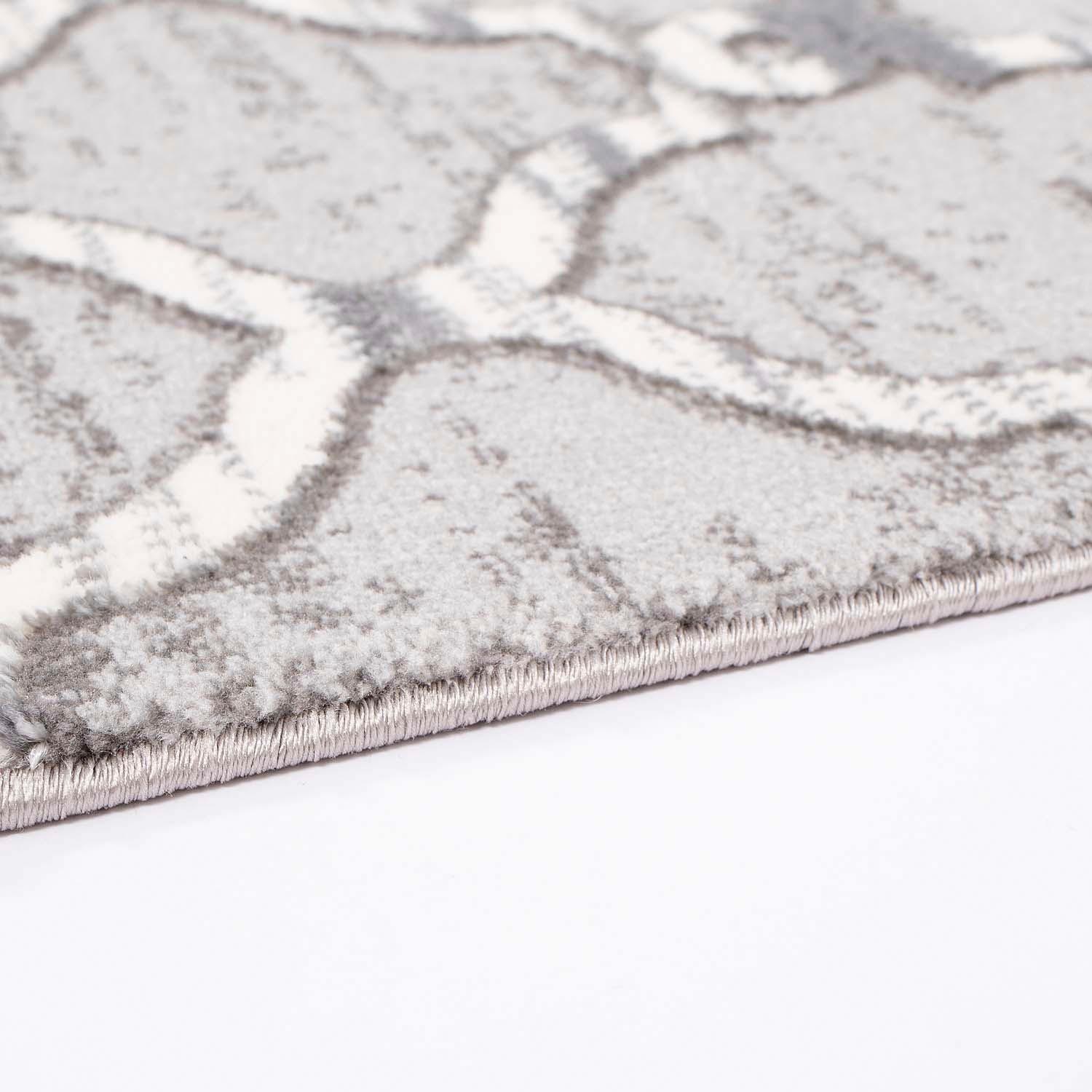 Carpet City Teppich »Platin 7885«, rechteckig, 11 mm Höhe, Kurzflor, Marokkanisch, Glänzend durch Polyester
