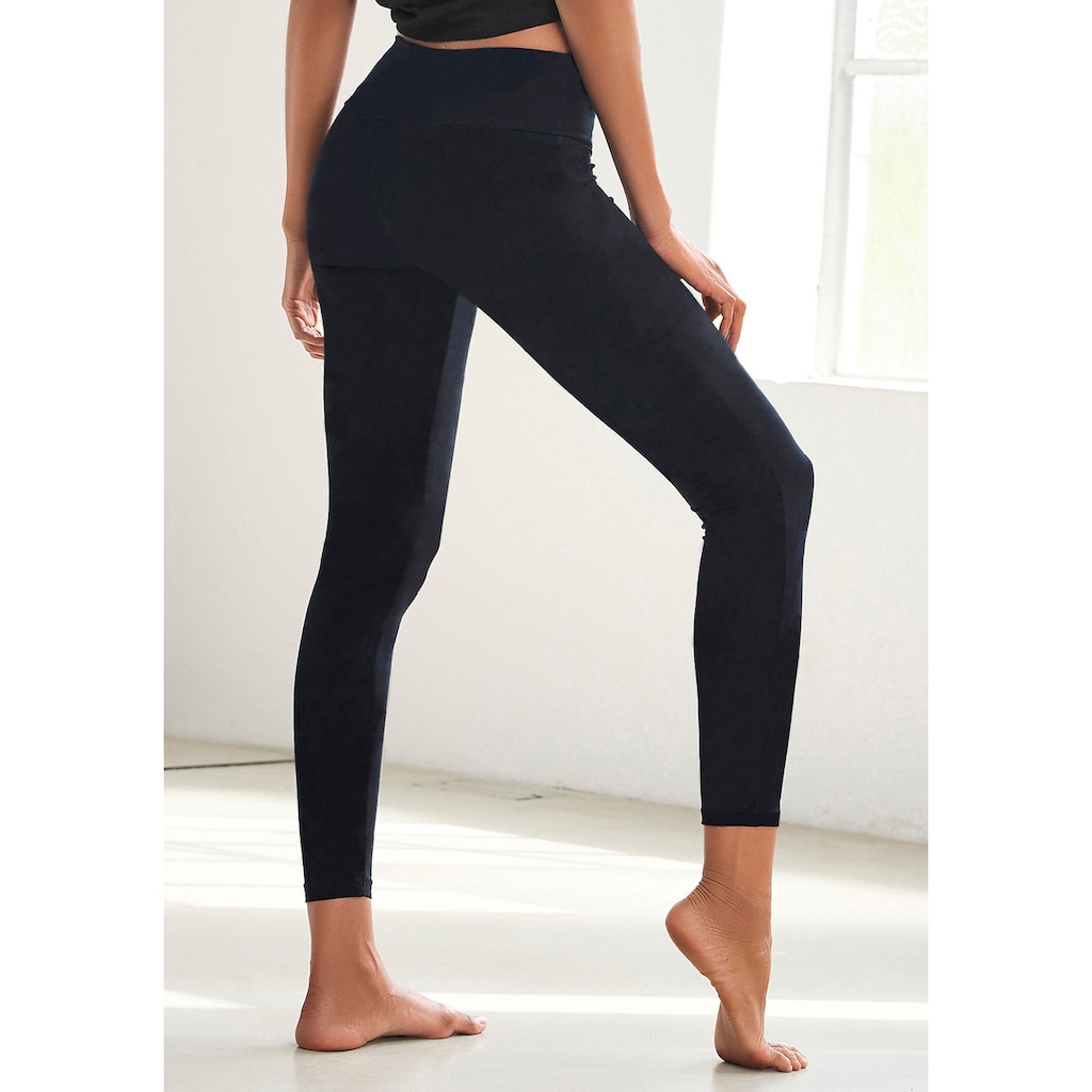 H.I.S Leggings, (2er-Pack), in bedruckt und uni, Loungewear