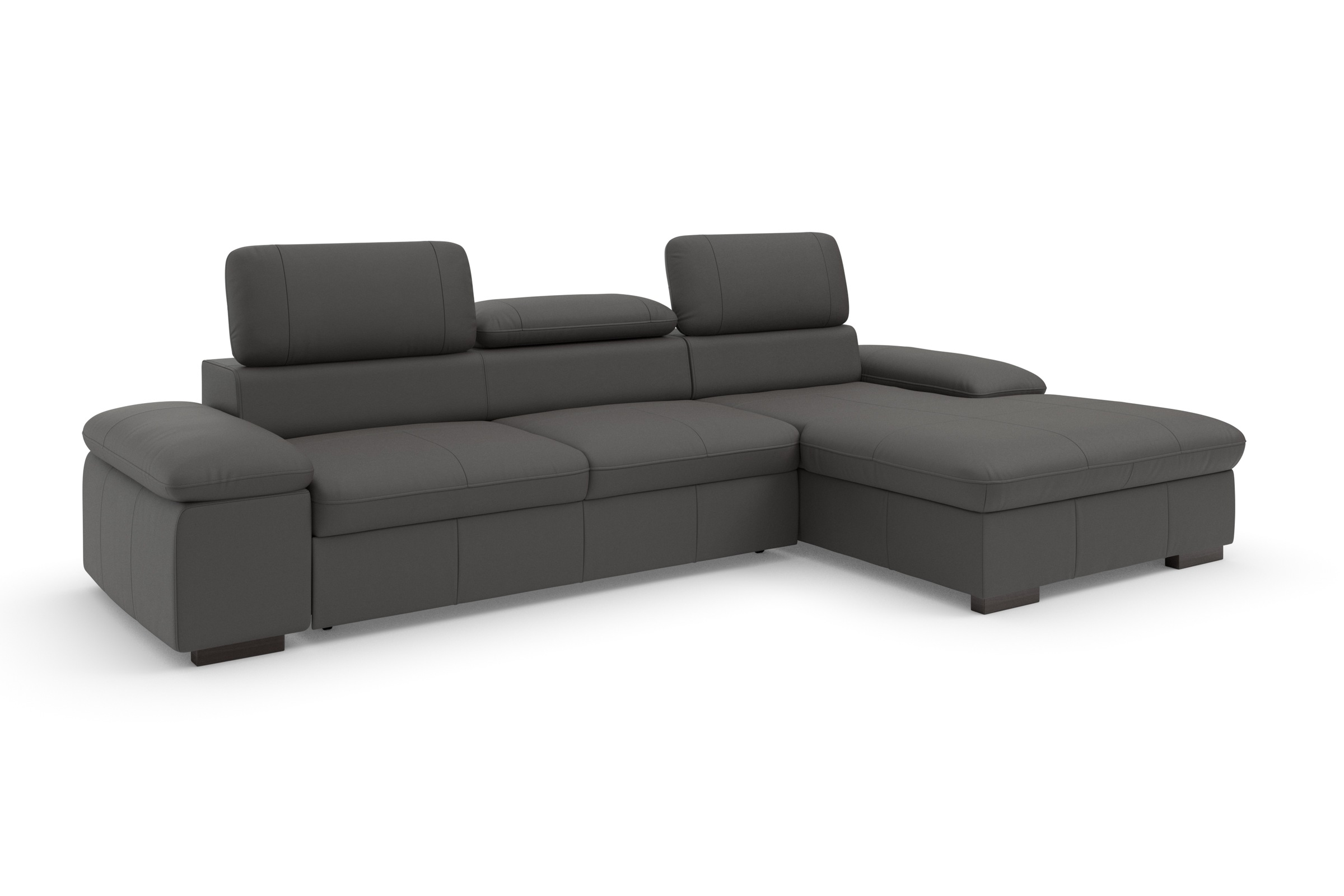 Home affaire Ecksofa »Alberto L-Form«, mit Kopfteilverstellung, wahlweise mit Bettfunktion