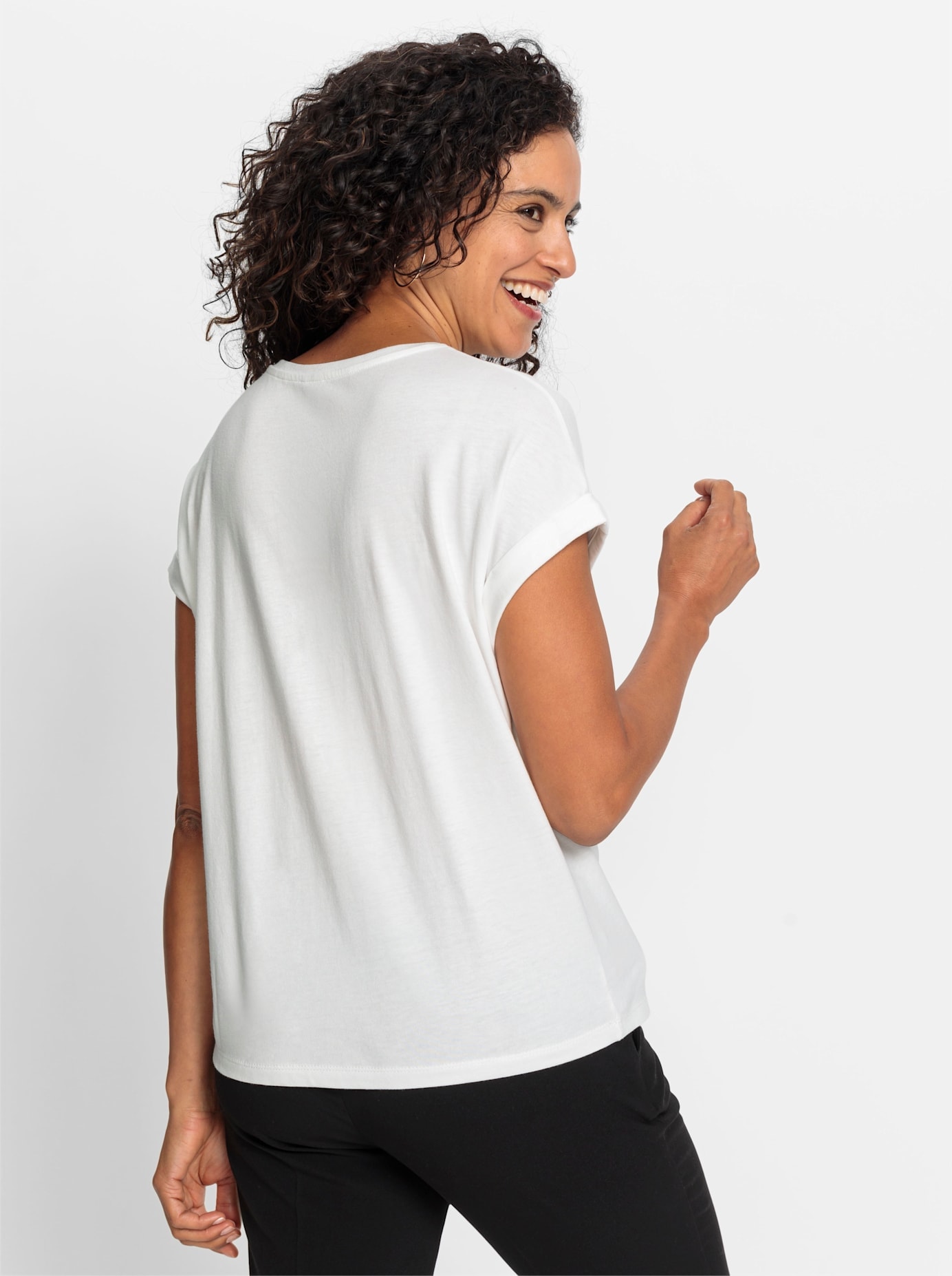 Inspirationen Rundhalsshirt »Rundhals-Shirt« 1 Stk.