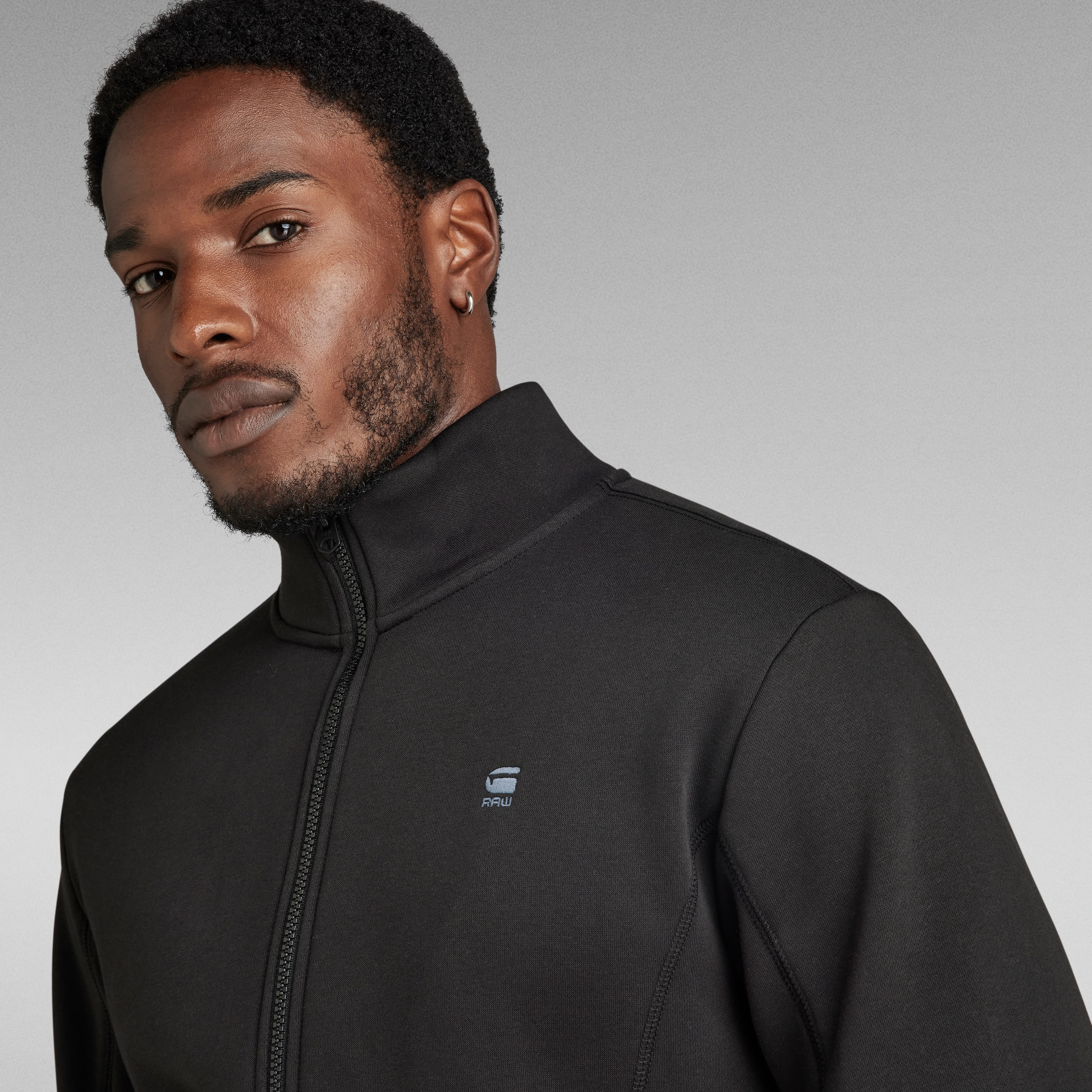 G-STAR Sweatjacke, mit Logostickerei auf der Brust
