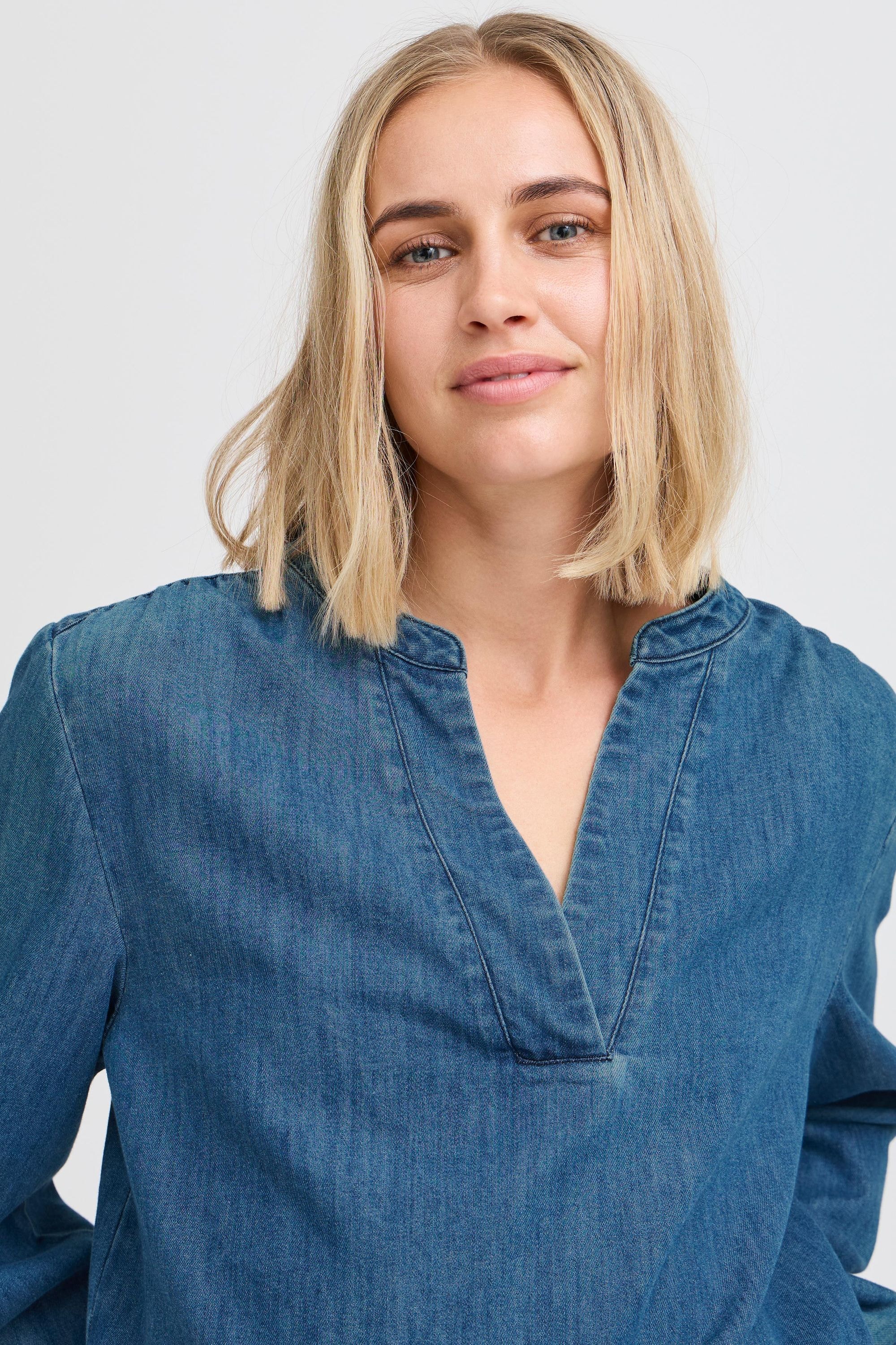 Pulz Jeans Langarmbluse »Langarmbluse PZMALIA V-Neck Blouse«