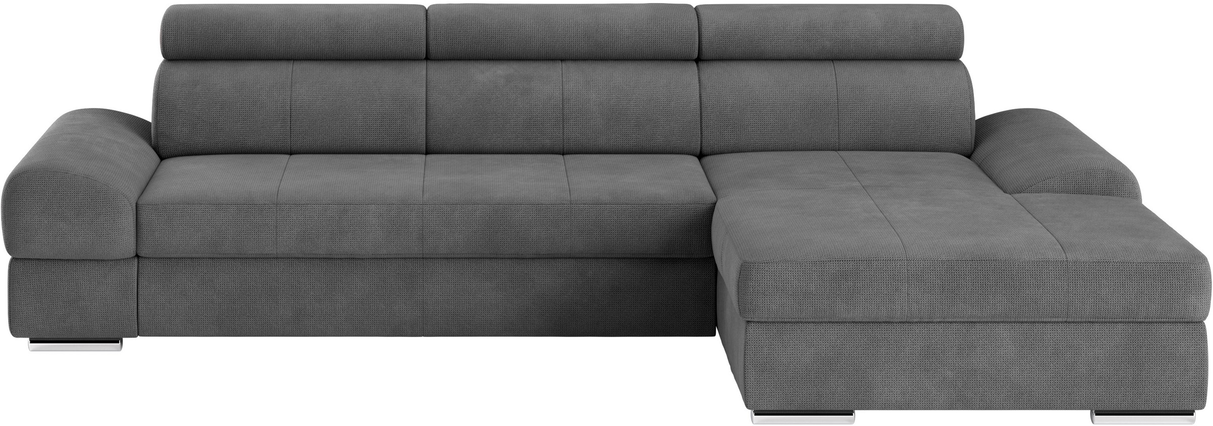 sit&more Ecksofa »Broadway L-Form«, inklusive Kopfteilverstellung, wahlweise mit Bettfunktion