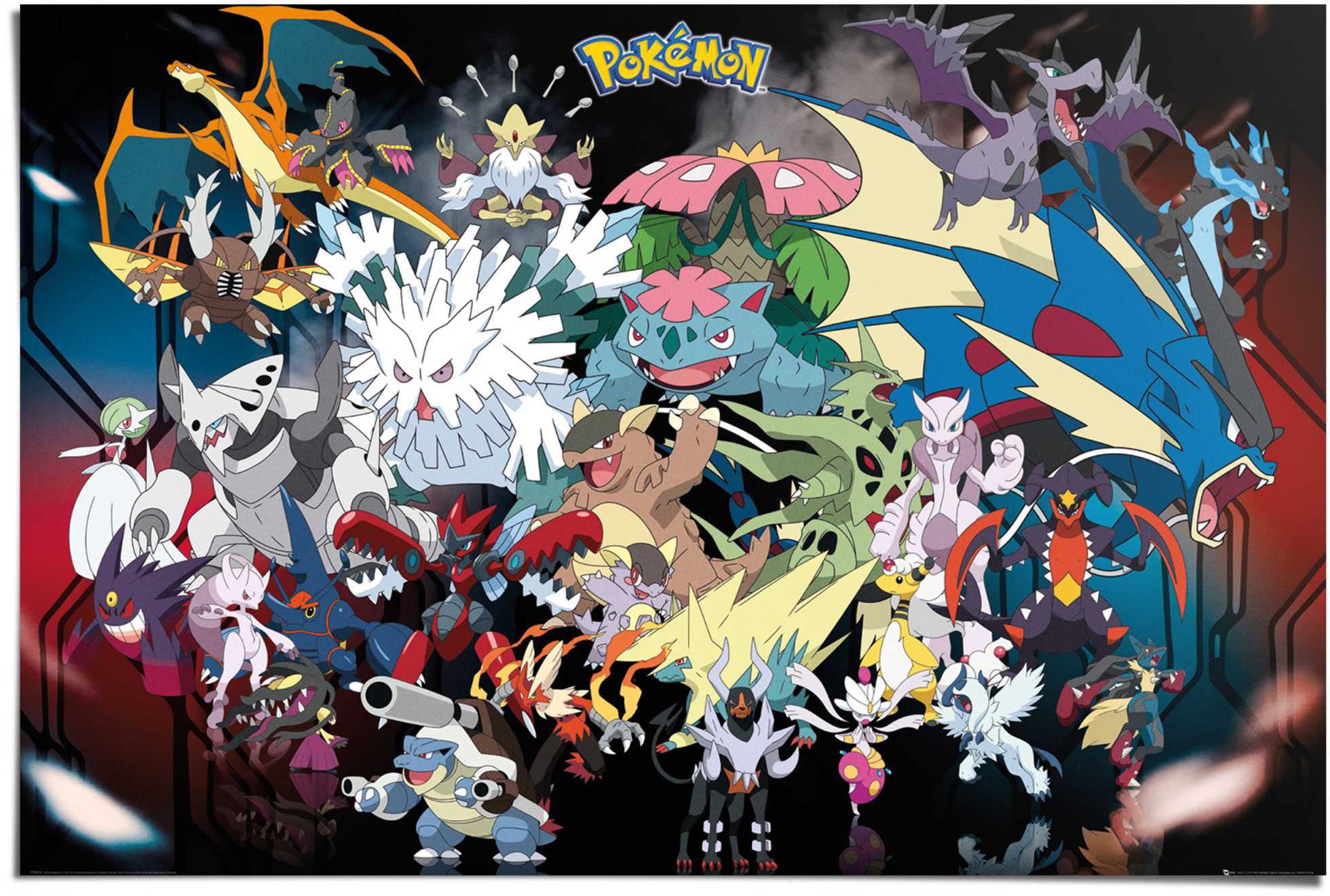 »Poster (1 kaufen St.) Raten Comic, Reinders! Pokemon«, auf Poster