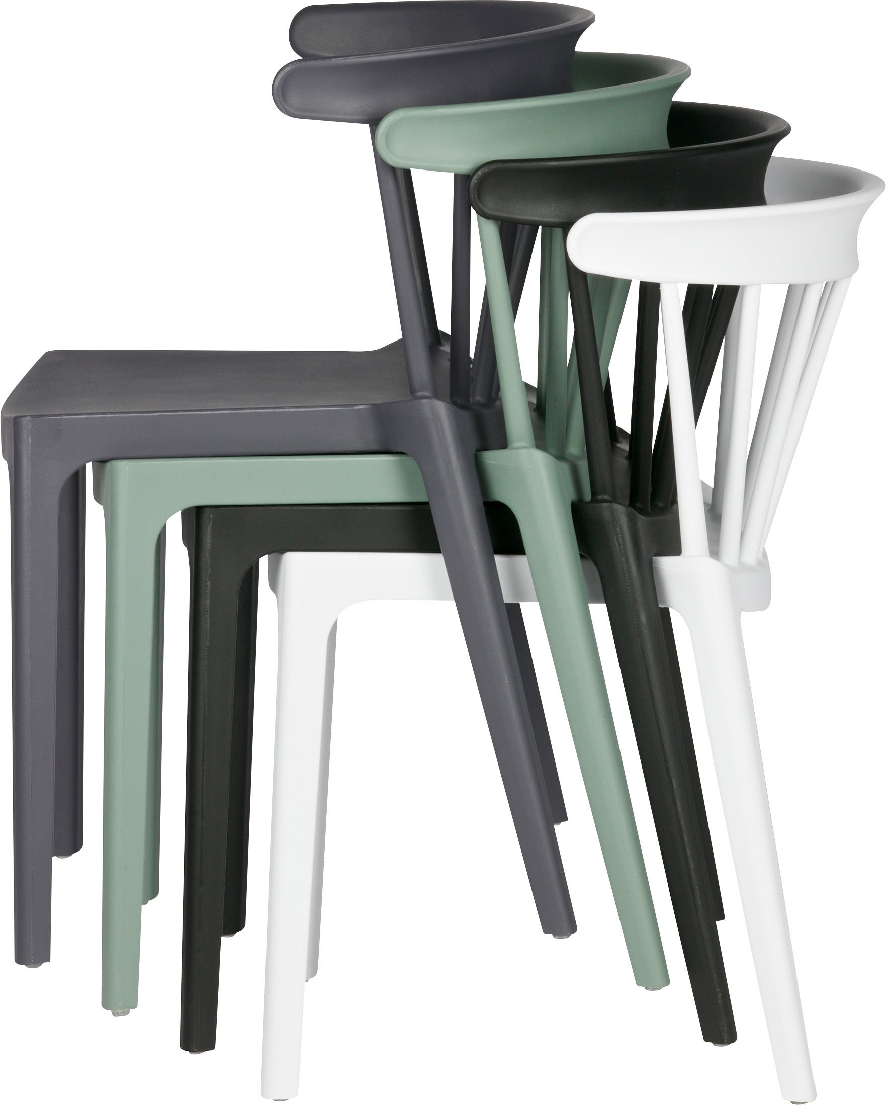 WOOOD Esszimmerstuhl »BLISS« () 2 Stk.geeignet für den Innen- und Außenbereich, H 75 cm x B 52 cm