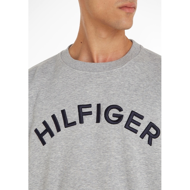 Tommy Hilfiger Sweatshirt »HILFIGER ARCHED CREWNECK«, mit Rippbündchen bei  ♕