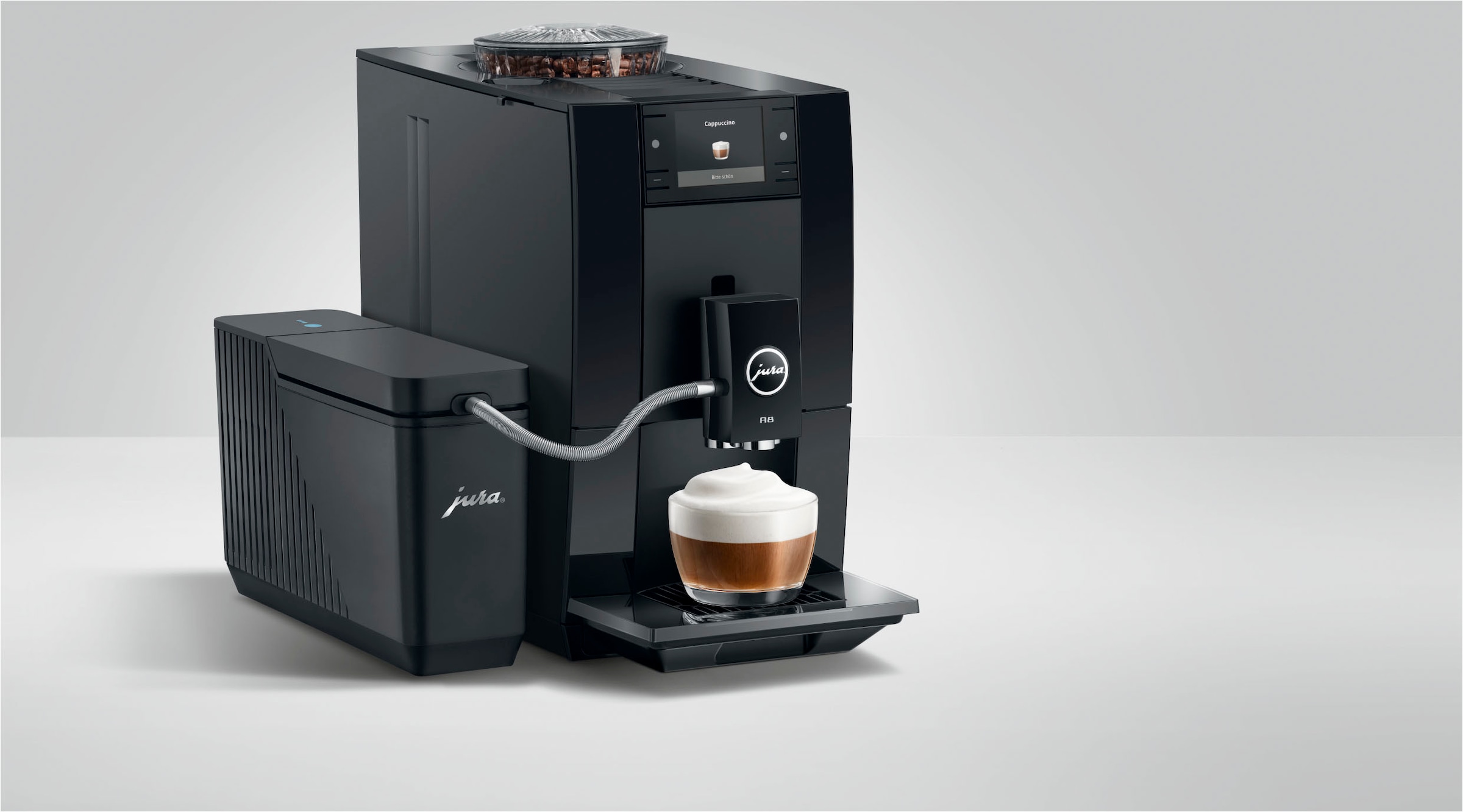 JURA Kaffeevollautomat »15736 A8 Piano Black (EA)«