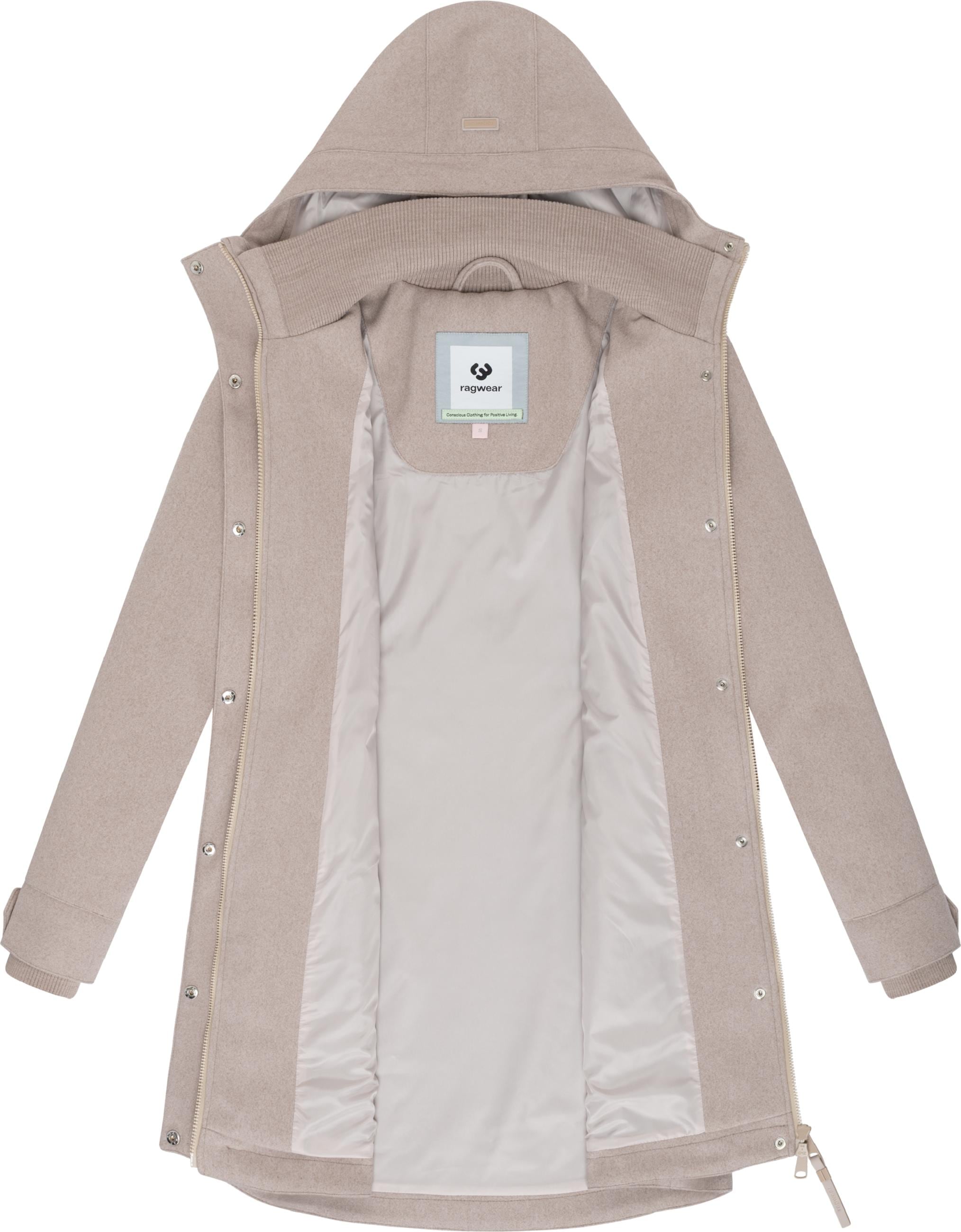 Ragwear Wollmantel »Wollmantel Janesha Coat«
