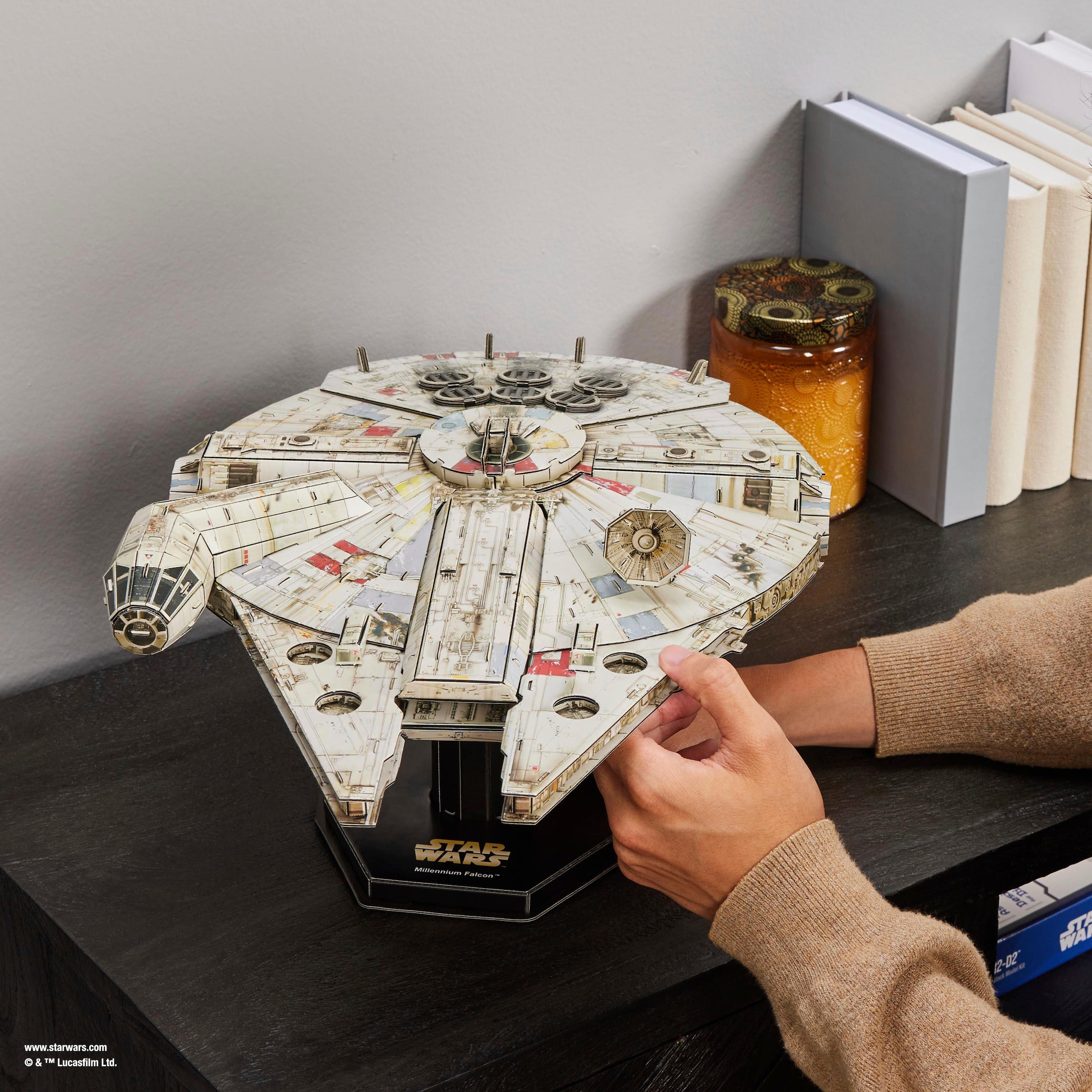 Spin Master 3D-Puzzle »4D Build - Star Wars - Millennium Falcon Raumschiff«