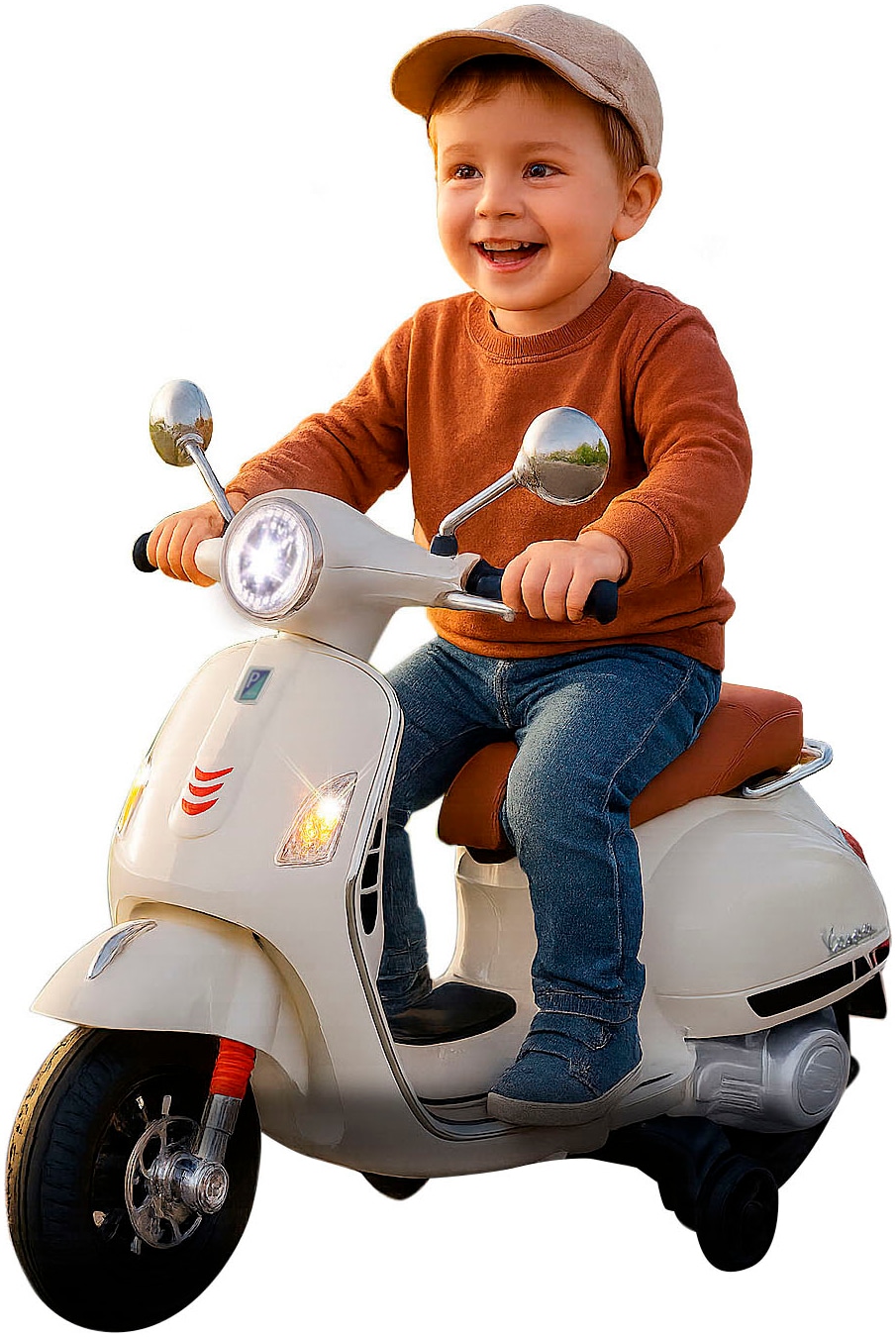 Jamara Elektro-Kinderroller »Ride-on Vespa GTS 125,  Li-Power 12.6« ab 3 Jahren bis 30 kg mit Licht- und Soundeffekten