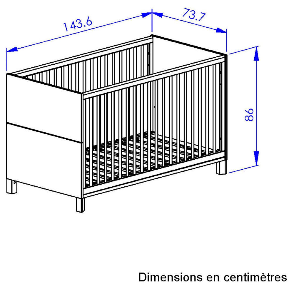 Gami Babyzimmer-Komplettset »SET N°3 CALYPSO« 6 Stk. tlg. Viel Stauraum für eine optimale Organisation.