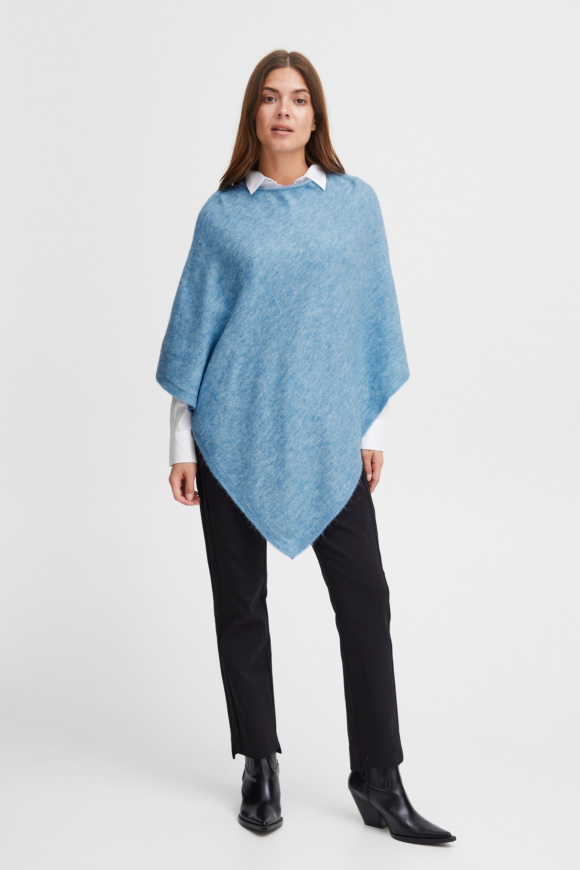 fransa Strickcape »Poncho FRSandy«