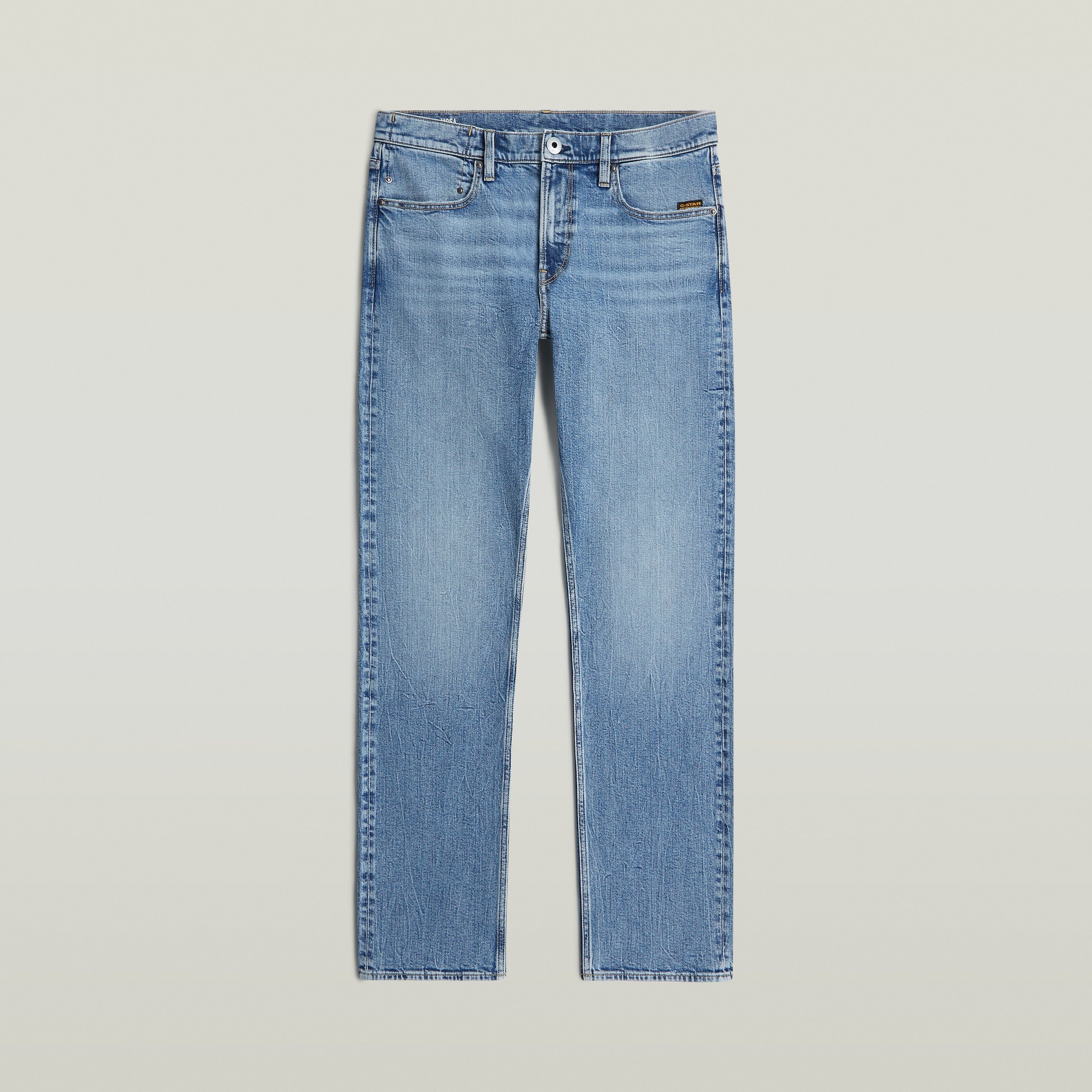 G-STAR Straight-Jeans »Mosa Straight« mit hellen Nähten