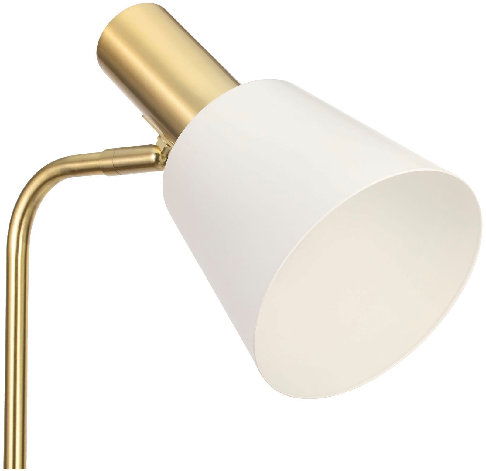 Pauleen Stehlampe »Grand Elegance«, 1 flammig, Leuchtmittel E27 | ohne Leuchtmittel, E27, Weiß, Gold, Metall