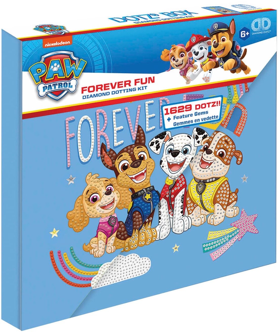 Kreativset »Diamond Painting Paw Patrol - Forever Fun«