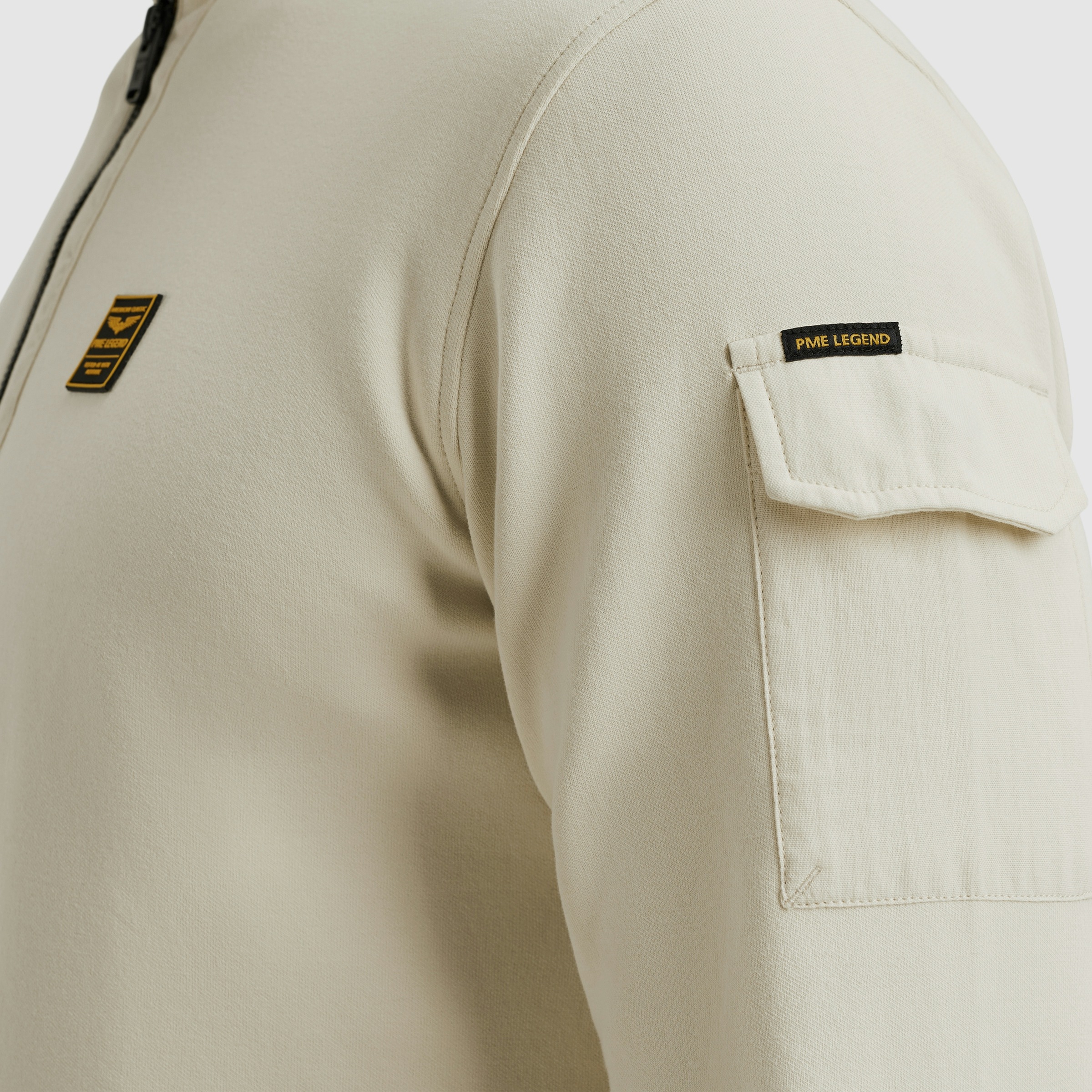 PME LEGEND Sweatshirt mit Logo Stickerei