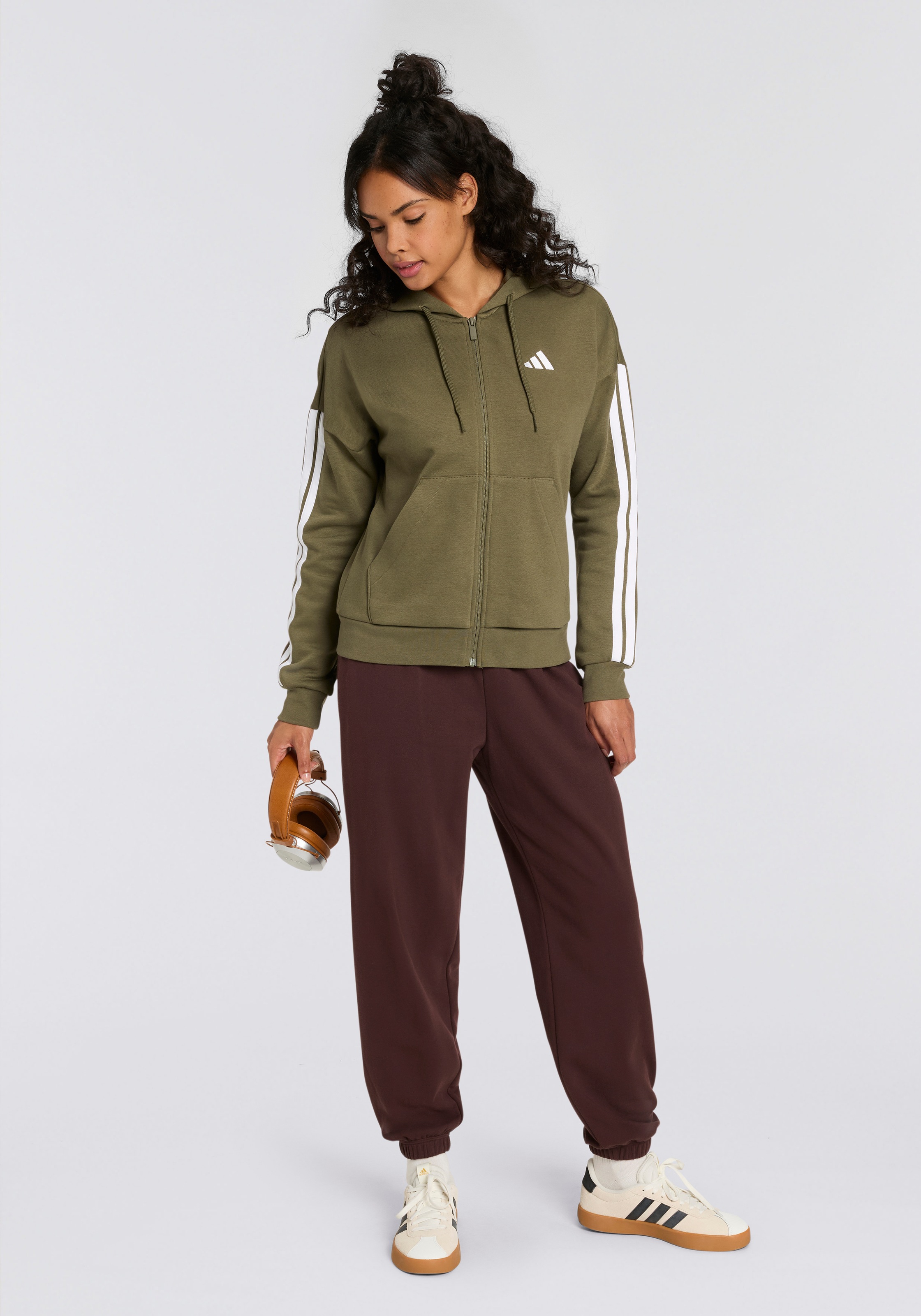 adidas Sportswear Kapuzensweatshirt »W 3S FL FZ HD«