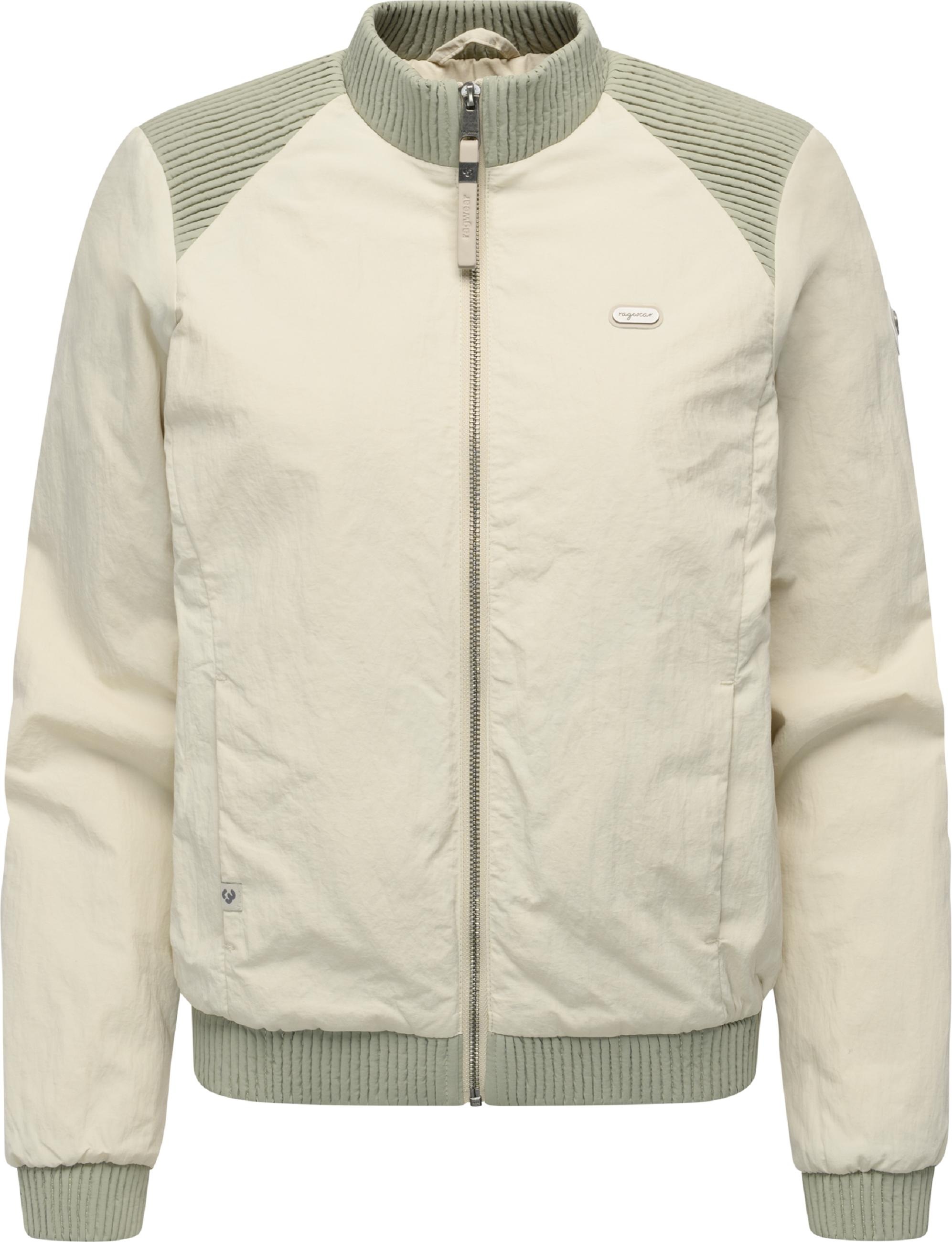 Ragwear, Damen, Bomberjacke »Bomberjacke Chenna Summer YOUMODO« ohne Kapuze Wasserabweisende leichte Übergangsjacke, Ecru, XS, Ecru, Leichte Damen 