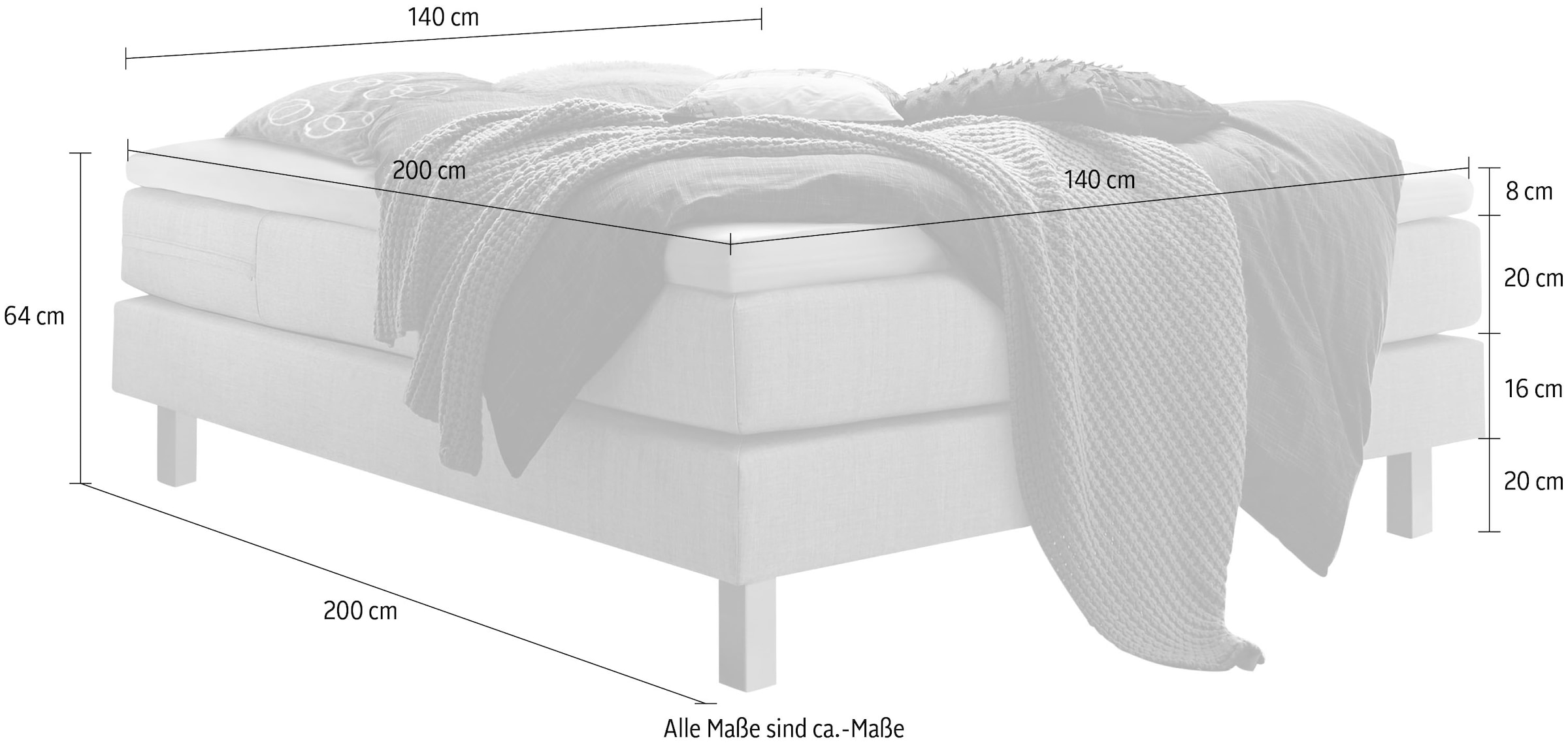 HASENA Boxspringbett »Basio«