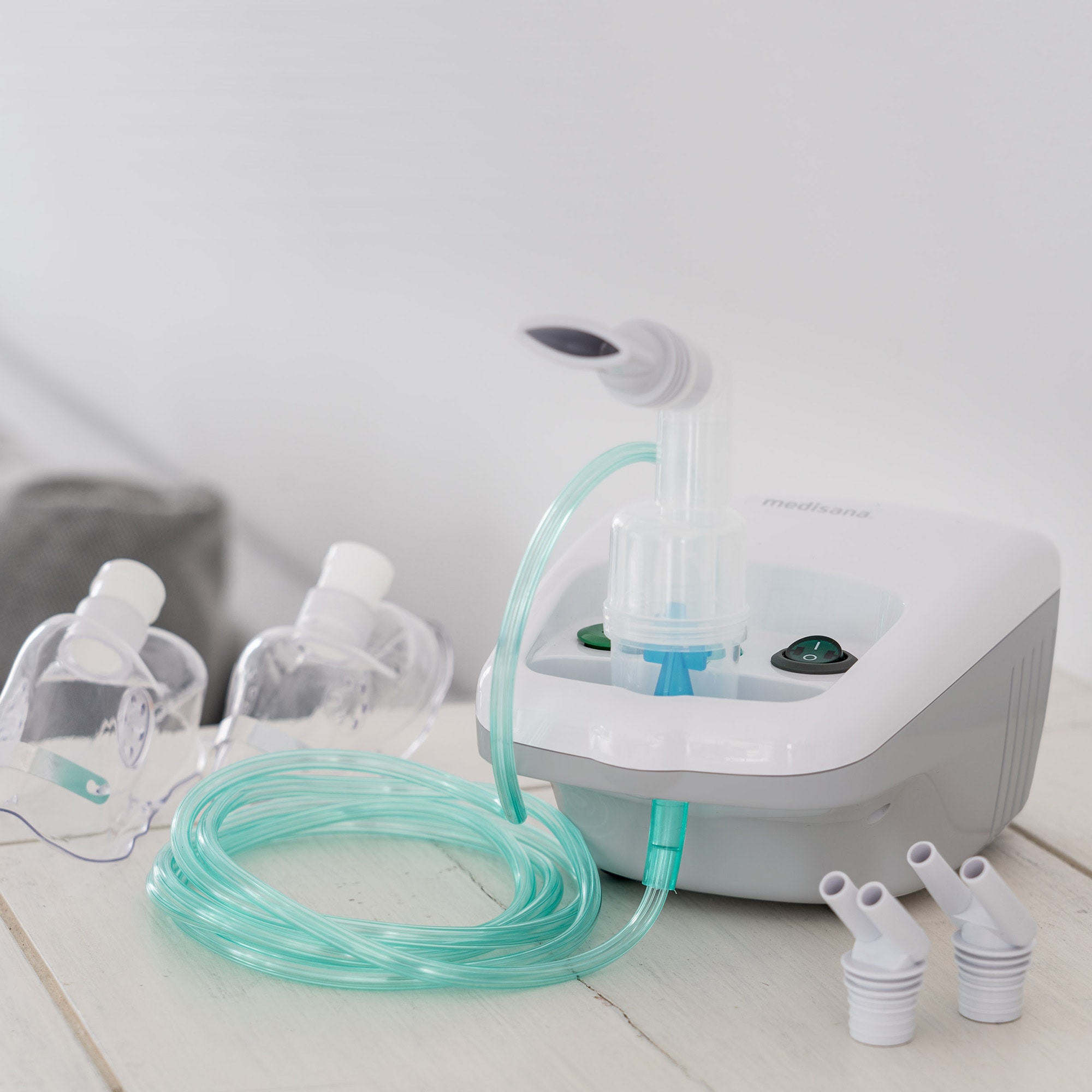 Medisana Inhalator »IN 540«, (Set, 5), Vernebelung der Atemwege mit Kompressor-Drucklufttechnologie