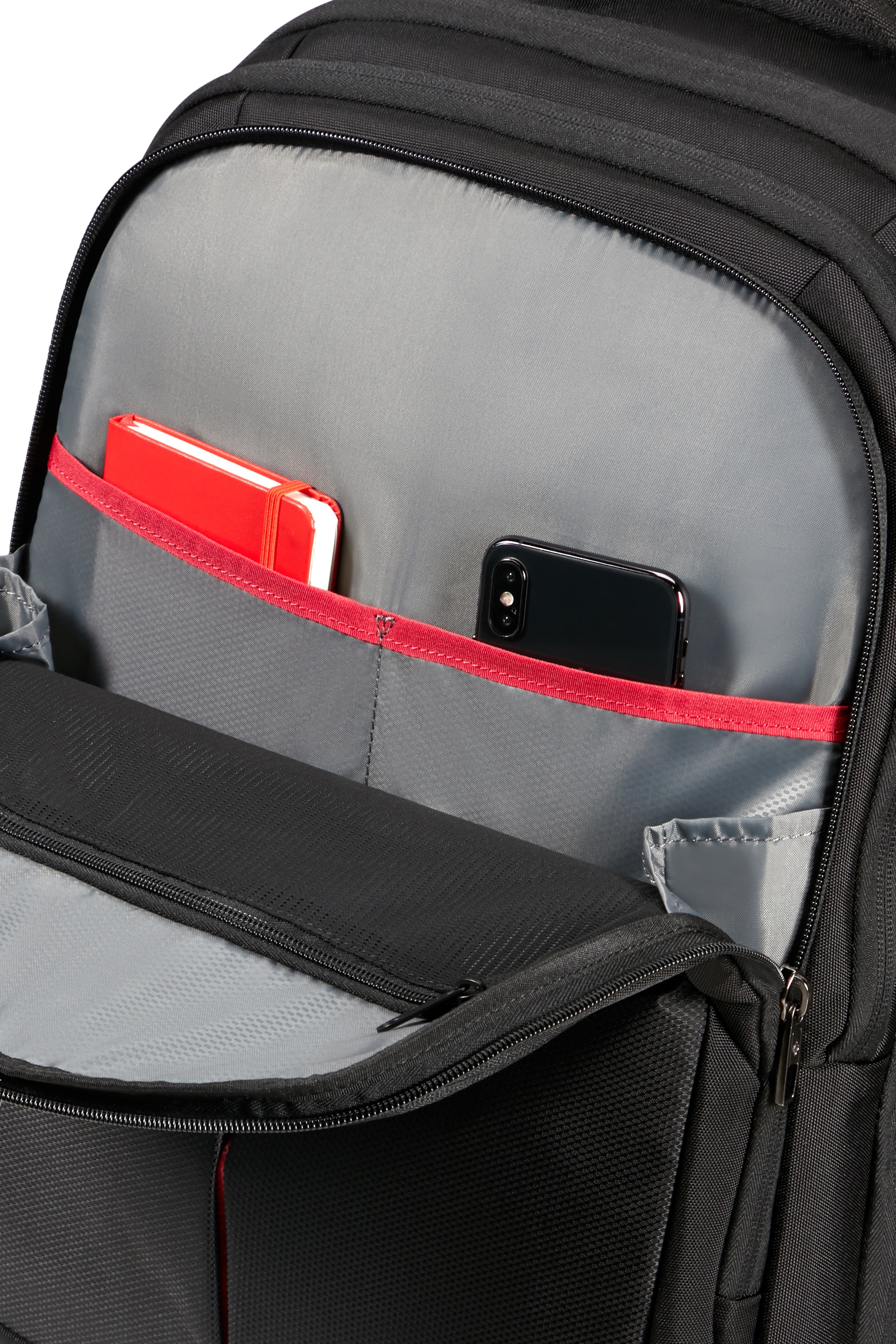 Samsonite Laptoprucksack »GUARDIT 3.0 mit Trolleyfunktion«, 2 Rollen Teleskopgriff Businessrucksack