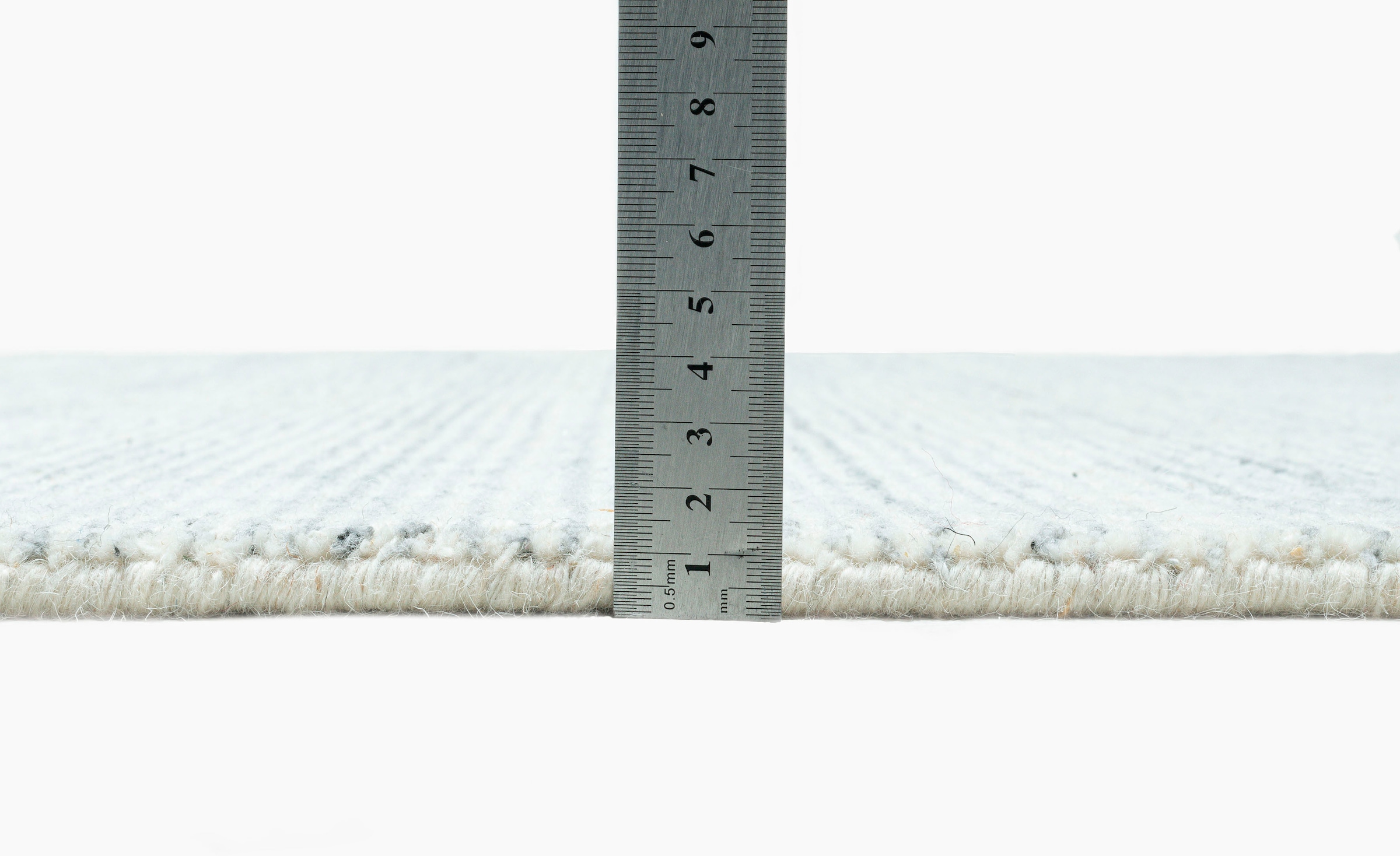 Sansibar Teppich »Tinnum Uni meliert«, rechteckig, 13 mm Höhe, meliert, 60% Wolle, handgearbeitet in aufwendiger Handloom-Technik