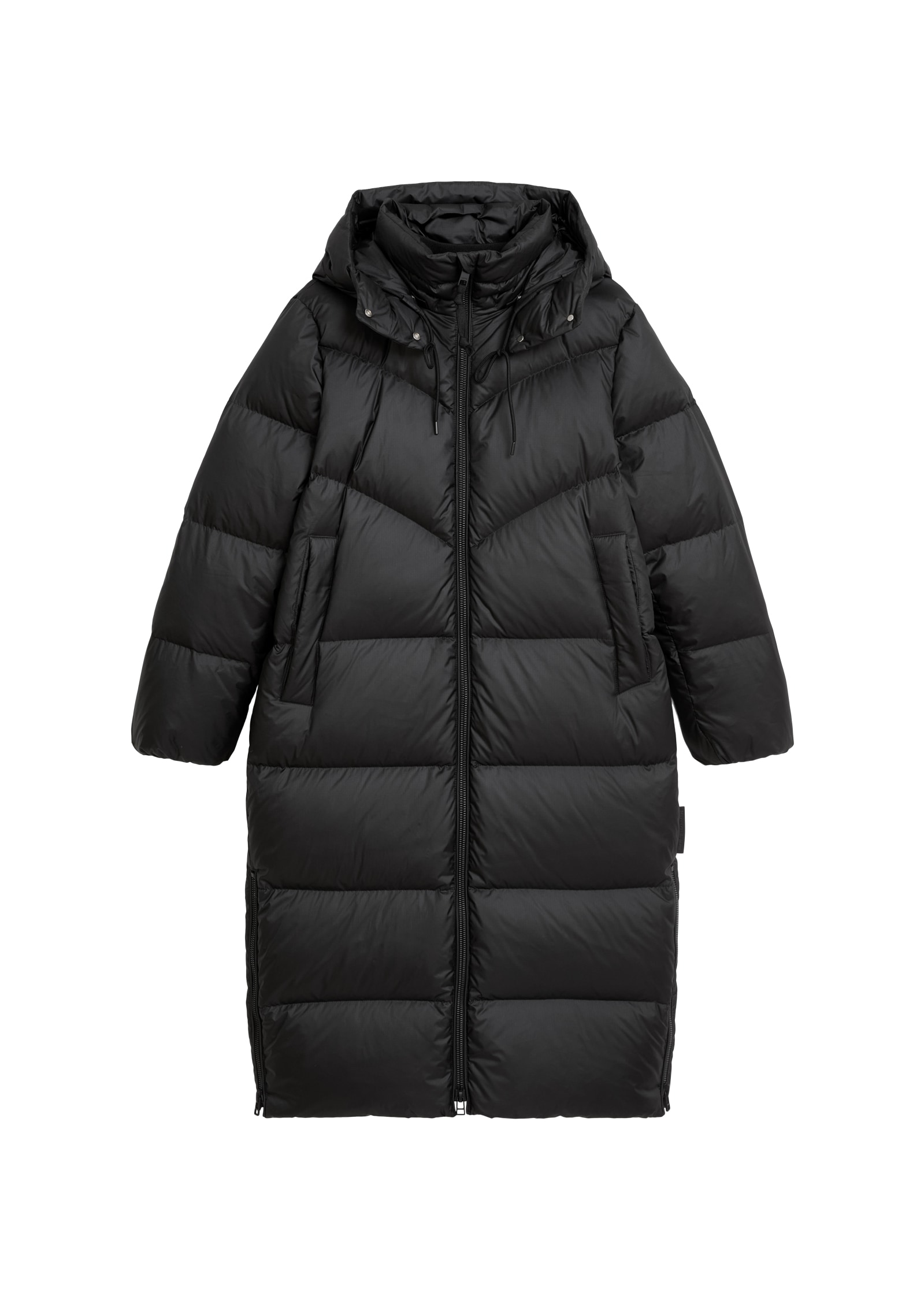 Marc O'Polo DENIM Daunenmantel Wintermantel, 2-Wege-Reißverschluss, relaxed fit, Kapuze abnehmbar