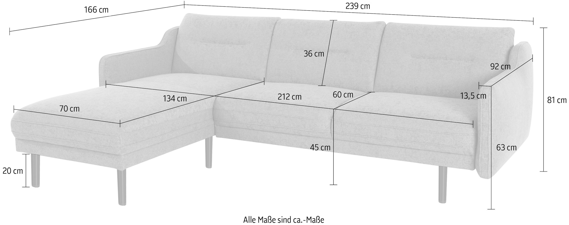 OTTO home Ecksofa »Nordfyn L-Form« edles Design in 3 Bezugsqualitäten,  Design by Morten Georgsen