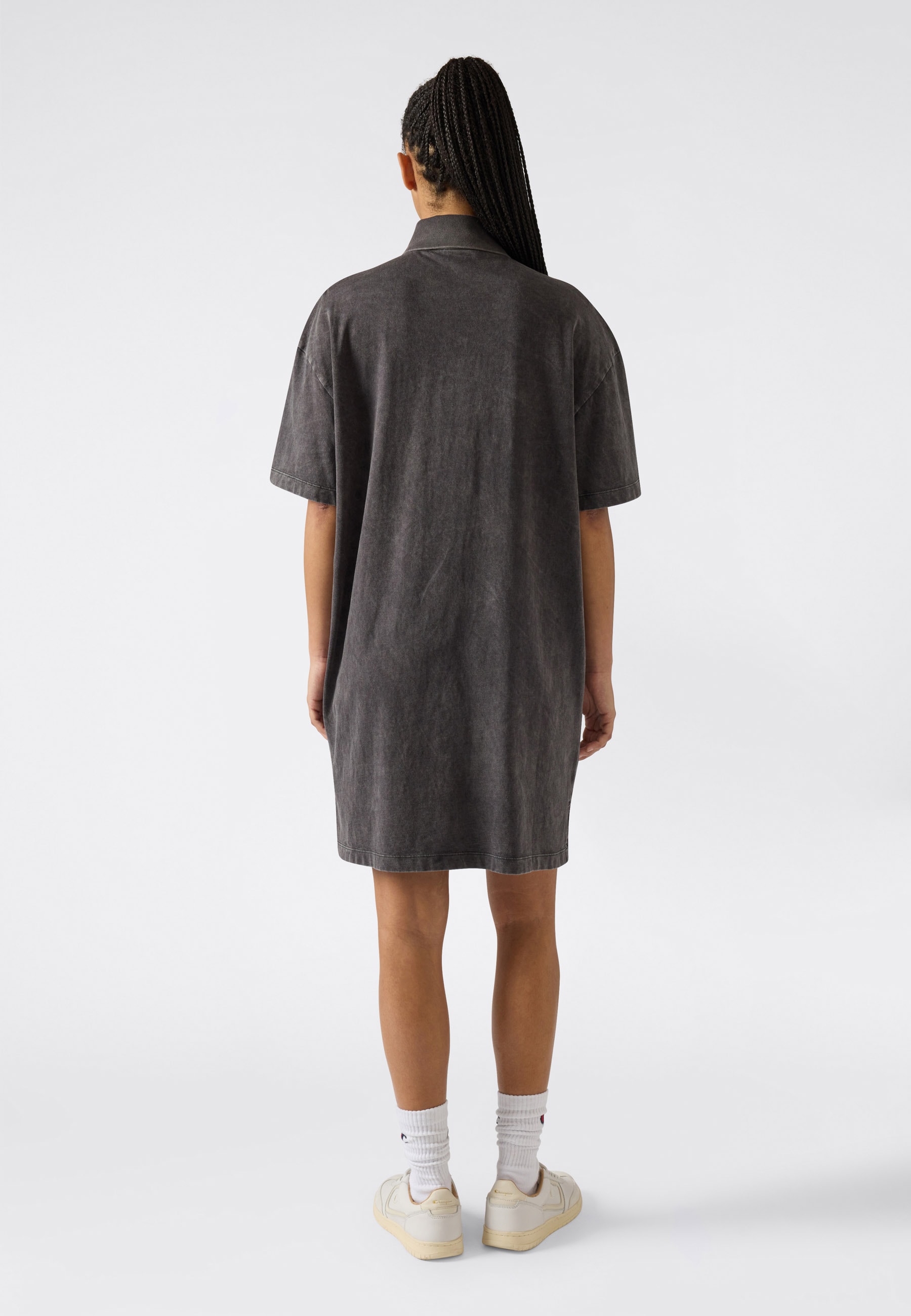 Champion Shirtkleid »ICONS WASH Loose fit jersey dress« für sportliche Aktivitäten, aus Baumwolle, sportlicher Stil