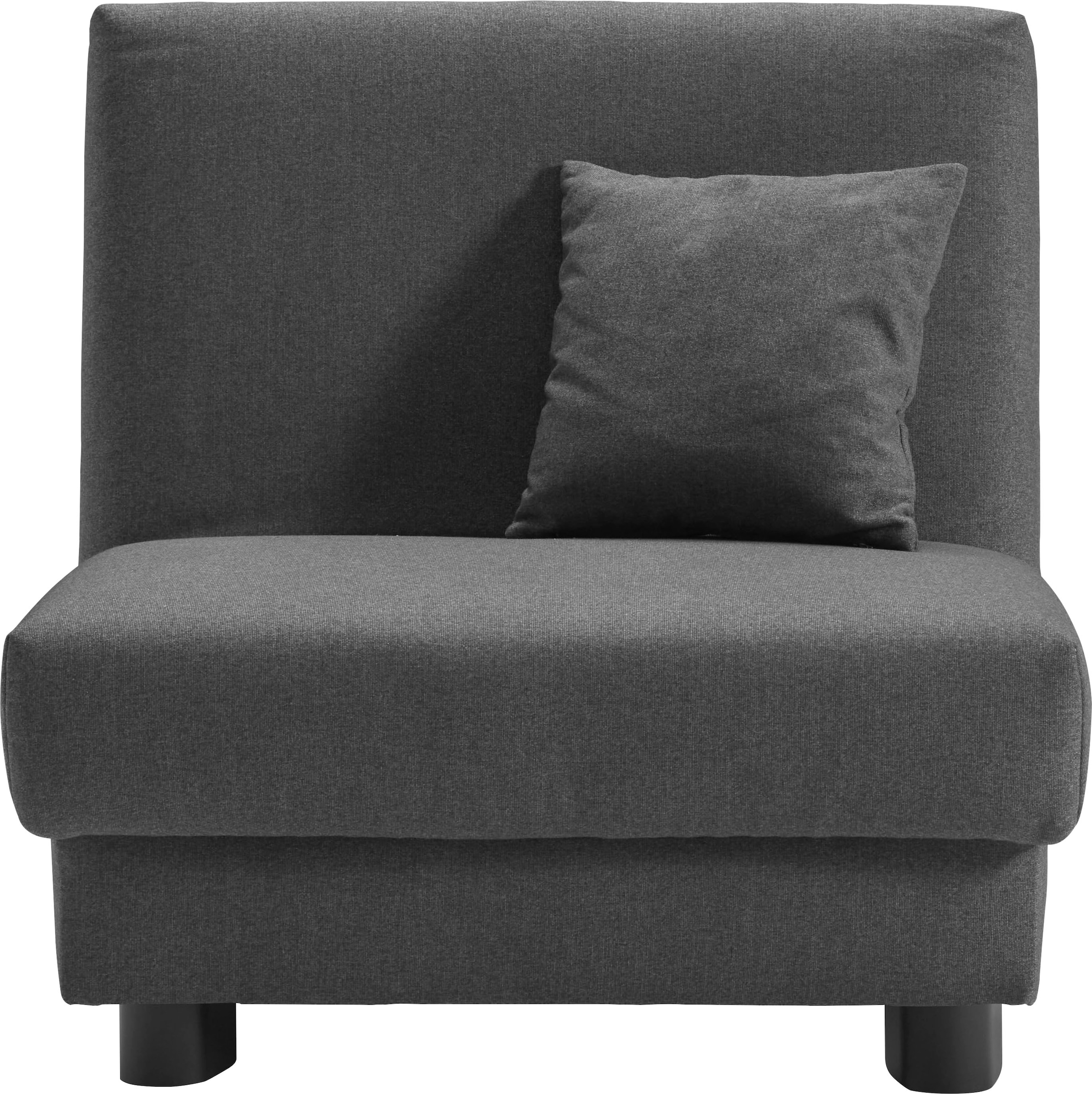 Schlafsofa »Enny«, Liegefläche Breite 80 cm, Liegehöhe 45 cm, Füße schwarz, Rückenlehne