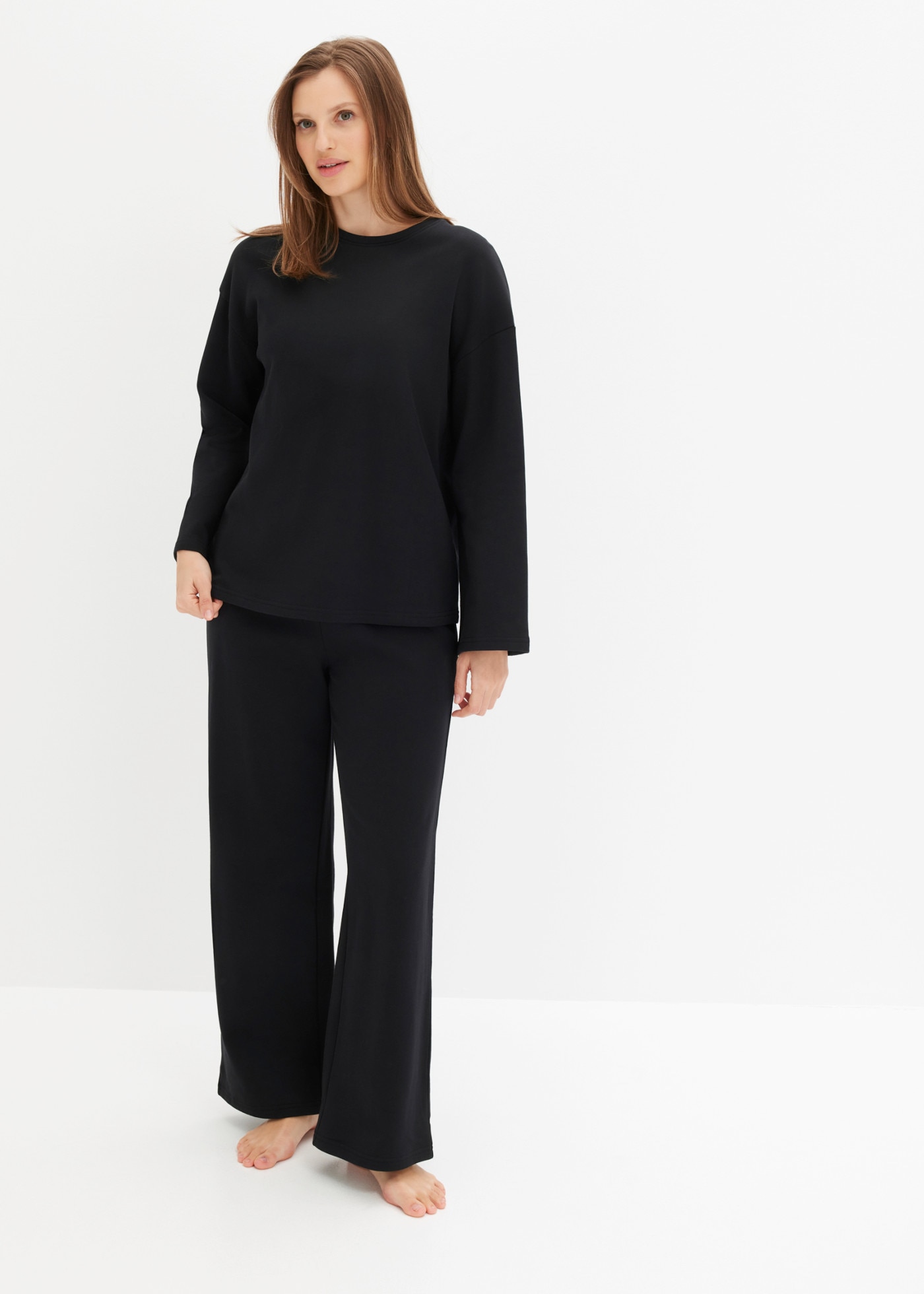 bonprix Hausanzug Set,  Oversize-Passform, im Casual-Stil, aus Baumwolle