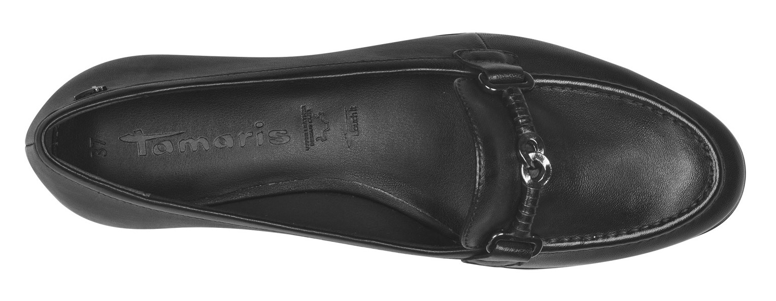 Tamaris Slipper  , Blockabsatz, Schlupfschuh, Businessschuh mit hübscher Zierspange
