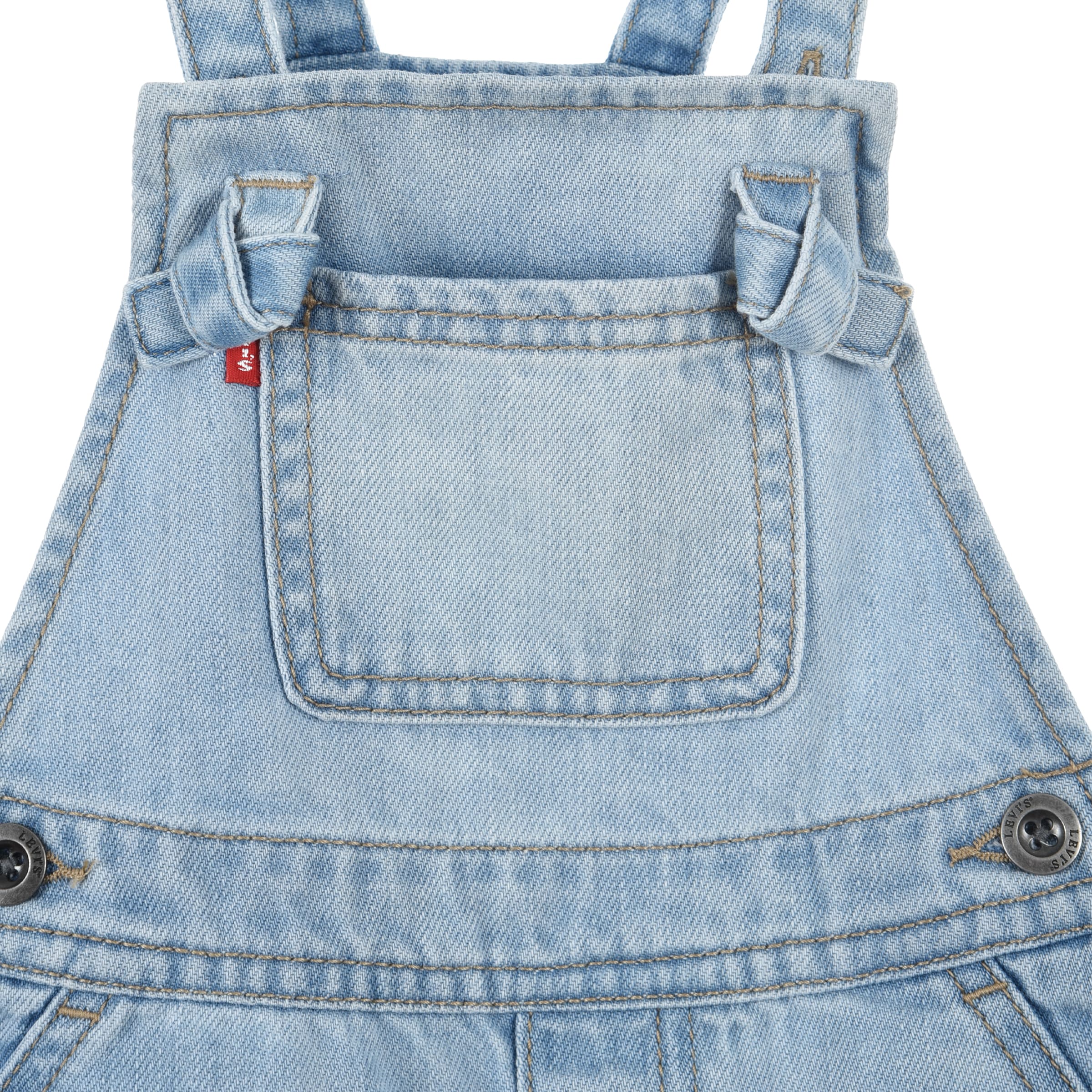 Levi's® Kids Latzhose, aus Denim mit Fade-out Effekten