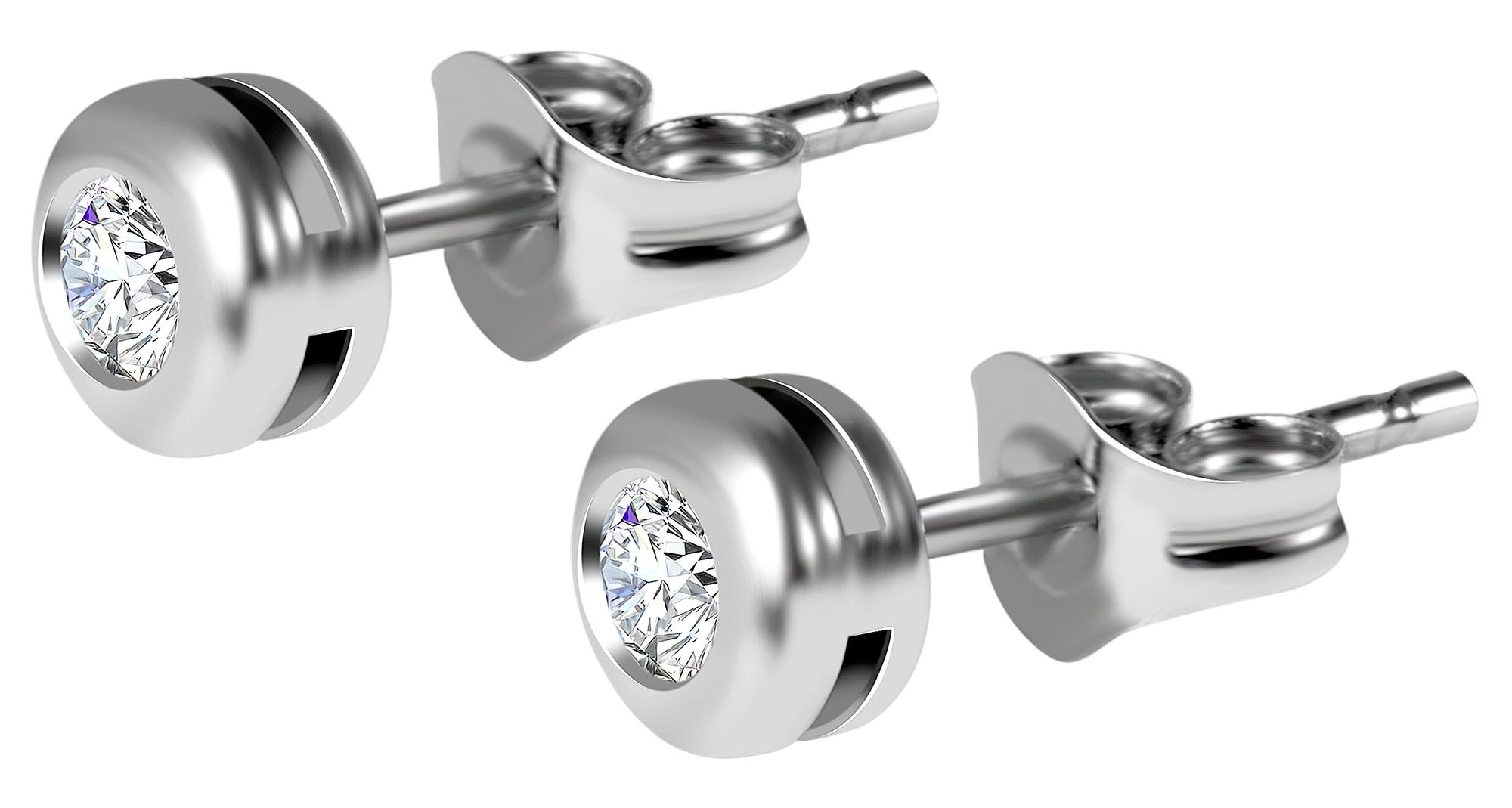 Adelia´s Paar Ohrstecker »Damen Ohrringe ¿ Ohrstecker aus 333 Gold mit Zirkonia«