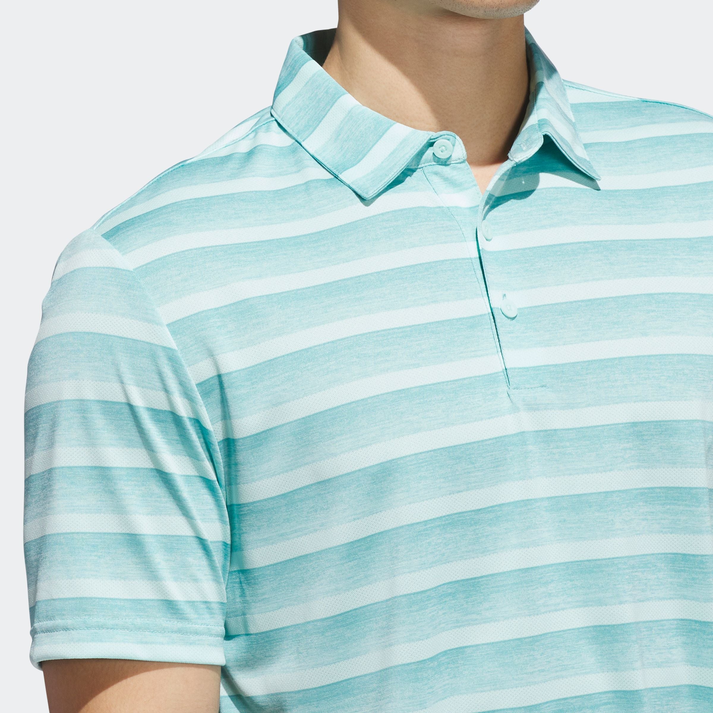adidas Performance Poloshirt »2 COLOR STRIPE« klassischer Stil, mit Allover-Print, aus Pikeematerial