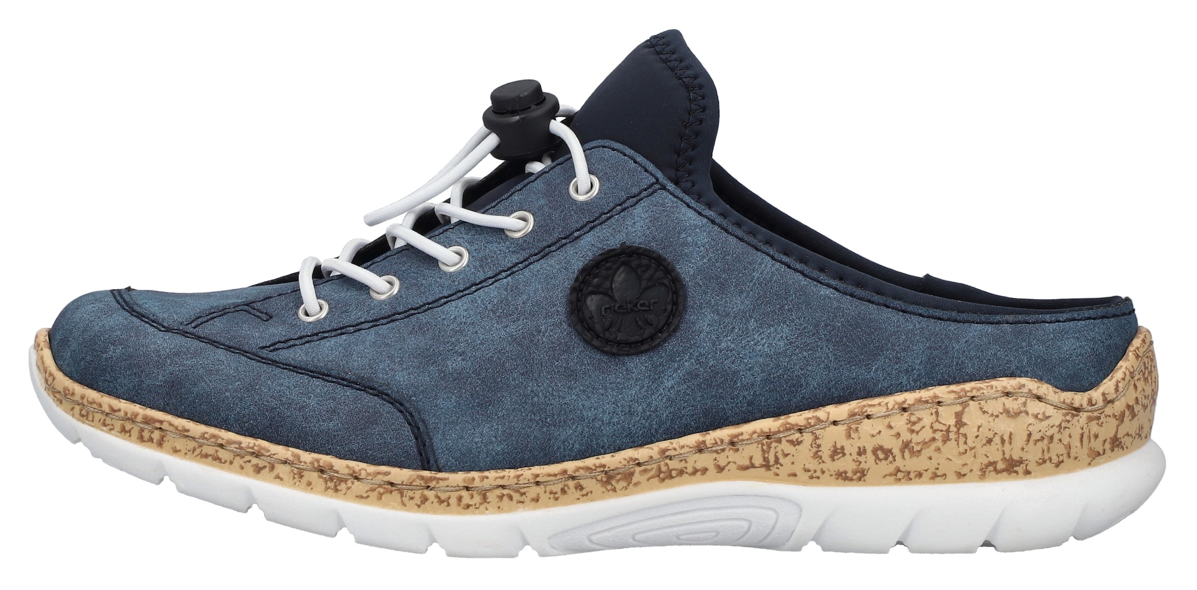 Rieker Clog, Sabot, Schlupfschuh, Sneaker mit MemoSoft-Ausstattung