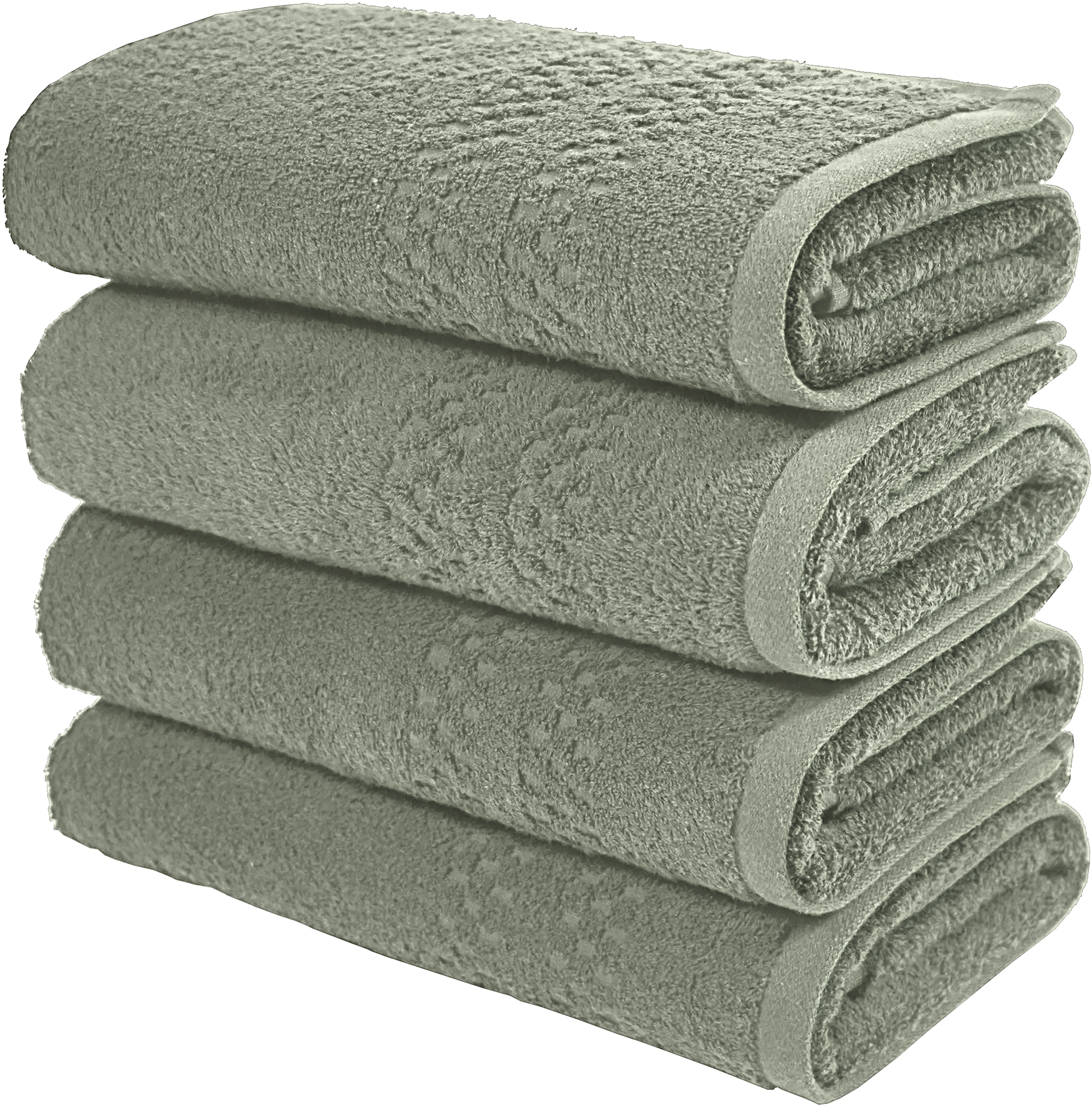 OTTO home Handtuch »Regona, Handtücher 50x100cm, als Uni-Set und mit Karomuster, 500gr/m²« Premium Handtücher mit Bordüre, Set, 100% Baumwolle, 5 Jahre Garantie