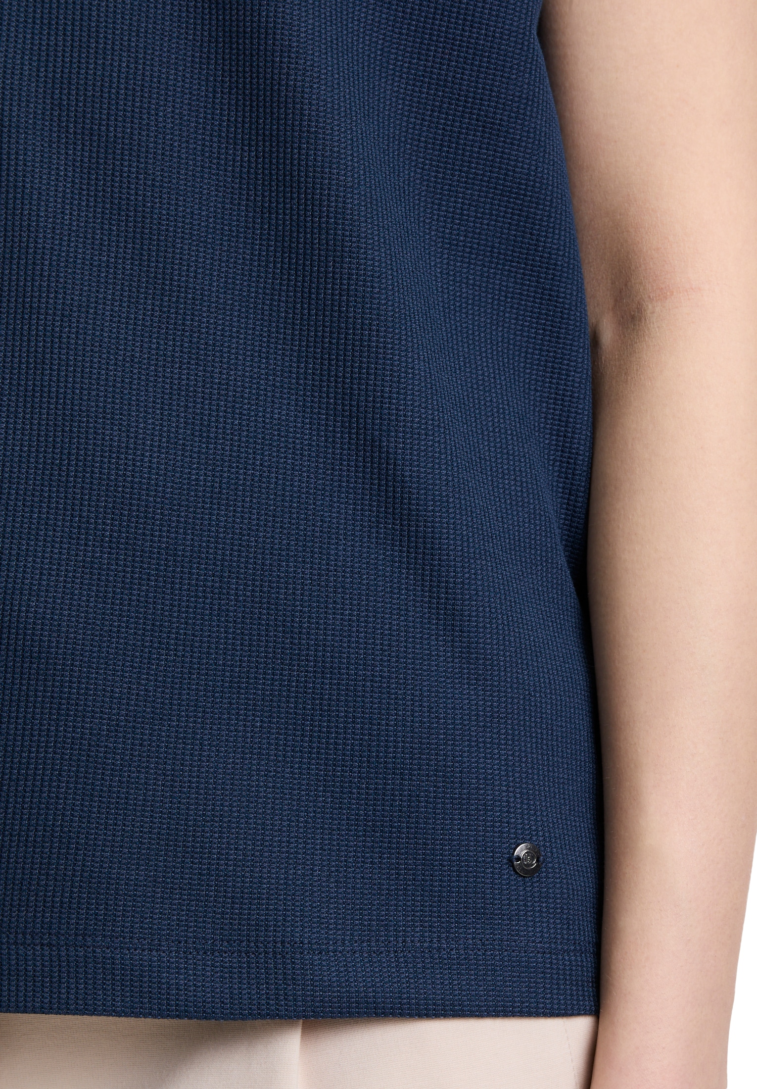 Betty&Co Kurzarmshirt »Casual-Shirt mit V-Ausschnitt«